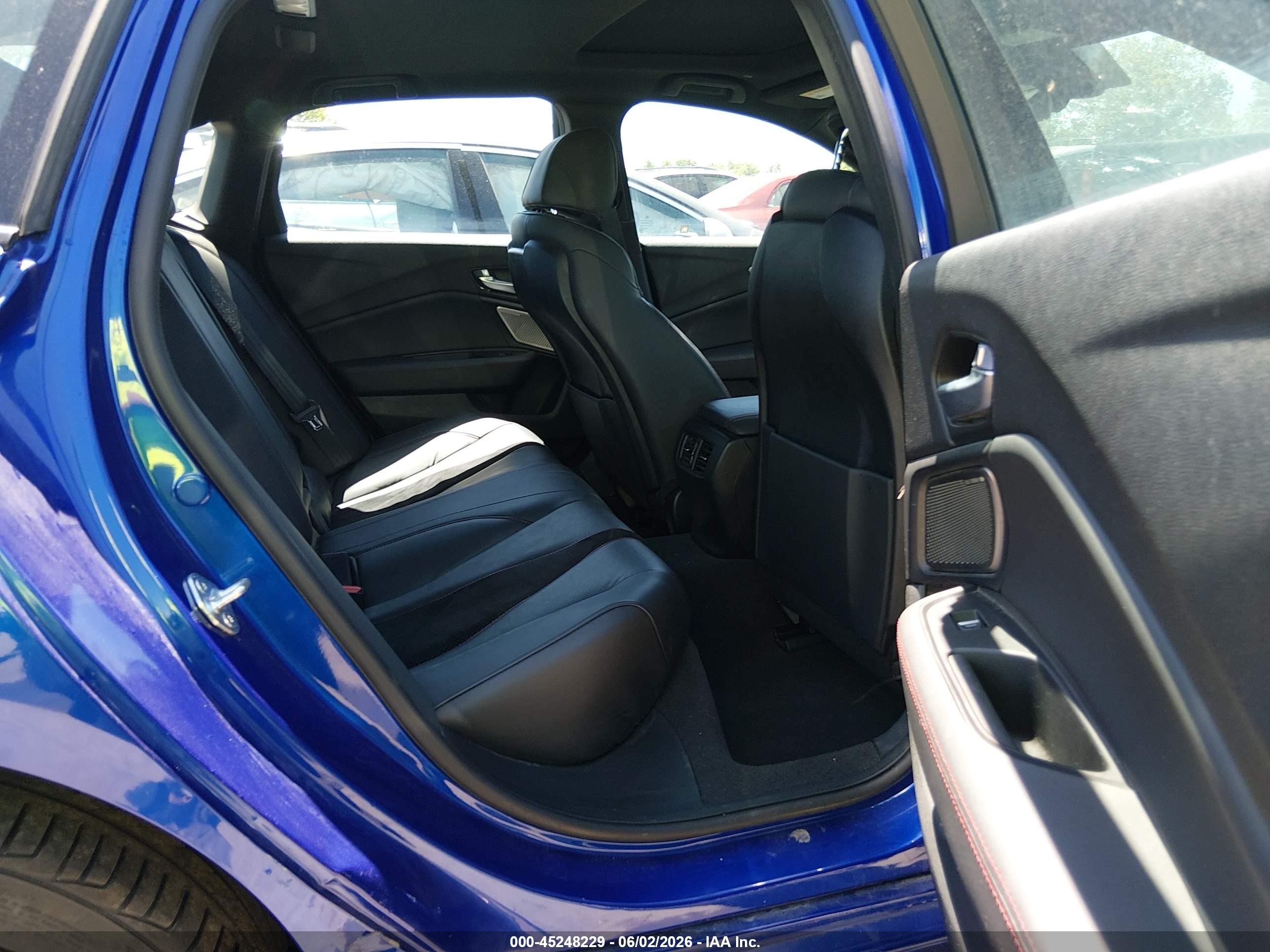 2021 Acura Tlx A-spec Package Blue vin: 19UUB6F59MA006849