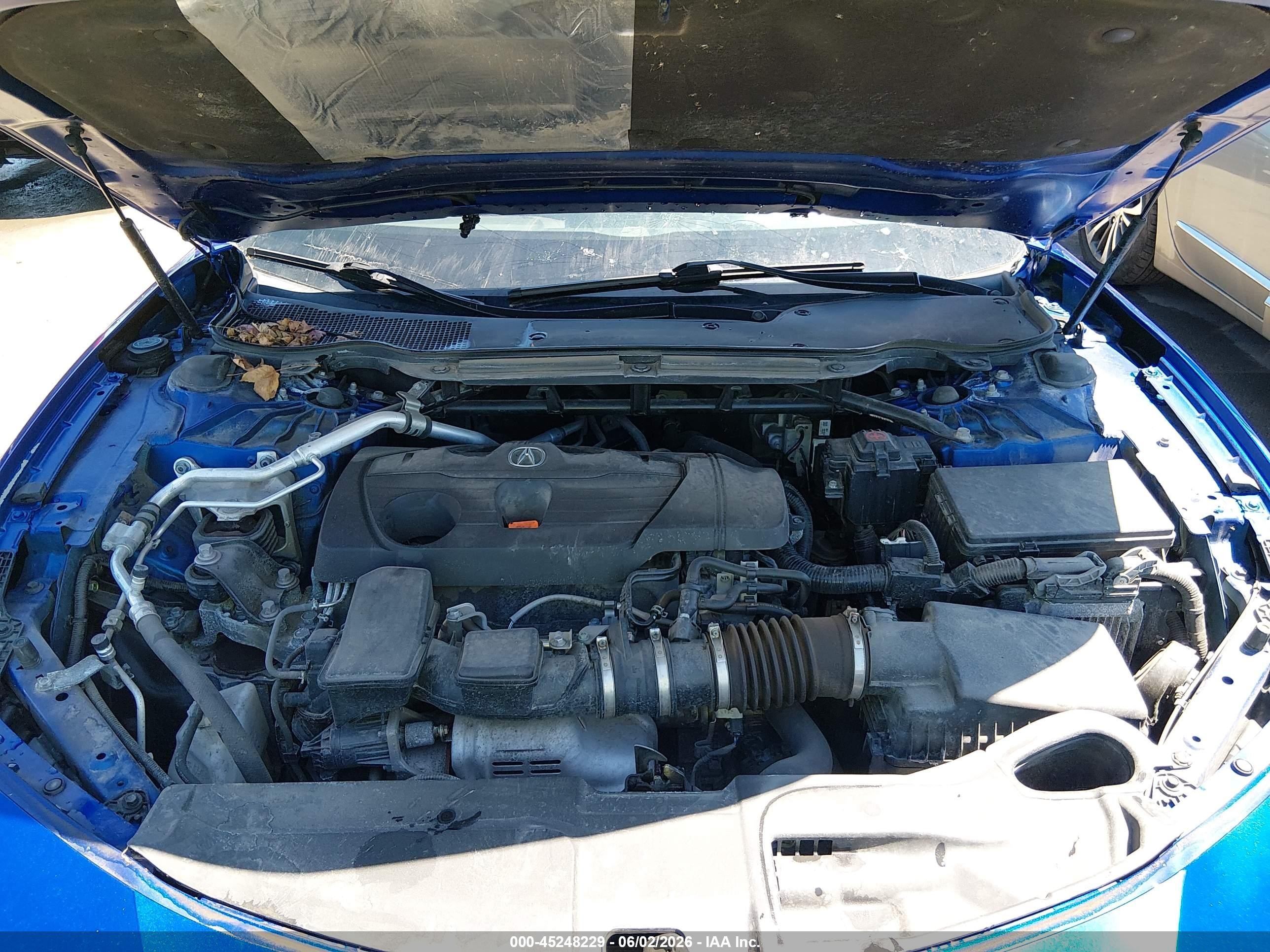 2021 Acura Tlx A-spec Package Blue vin: 19UUB6F59MA006849