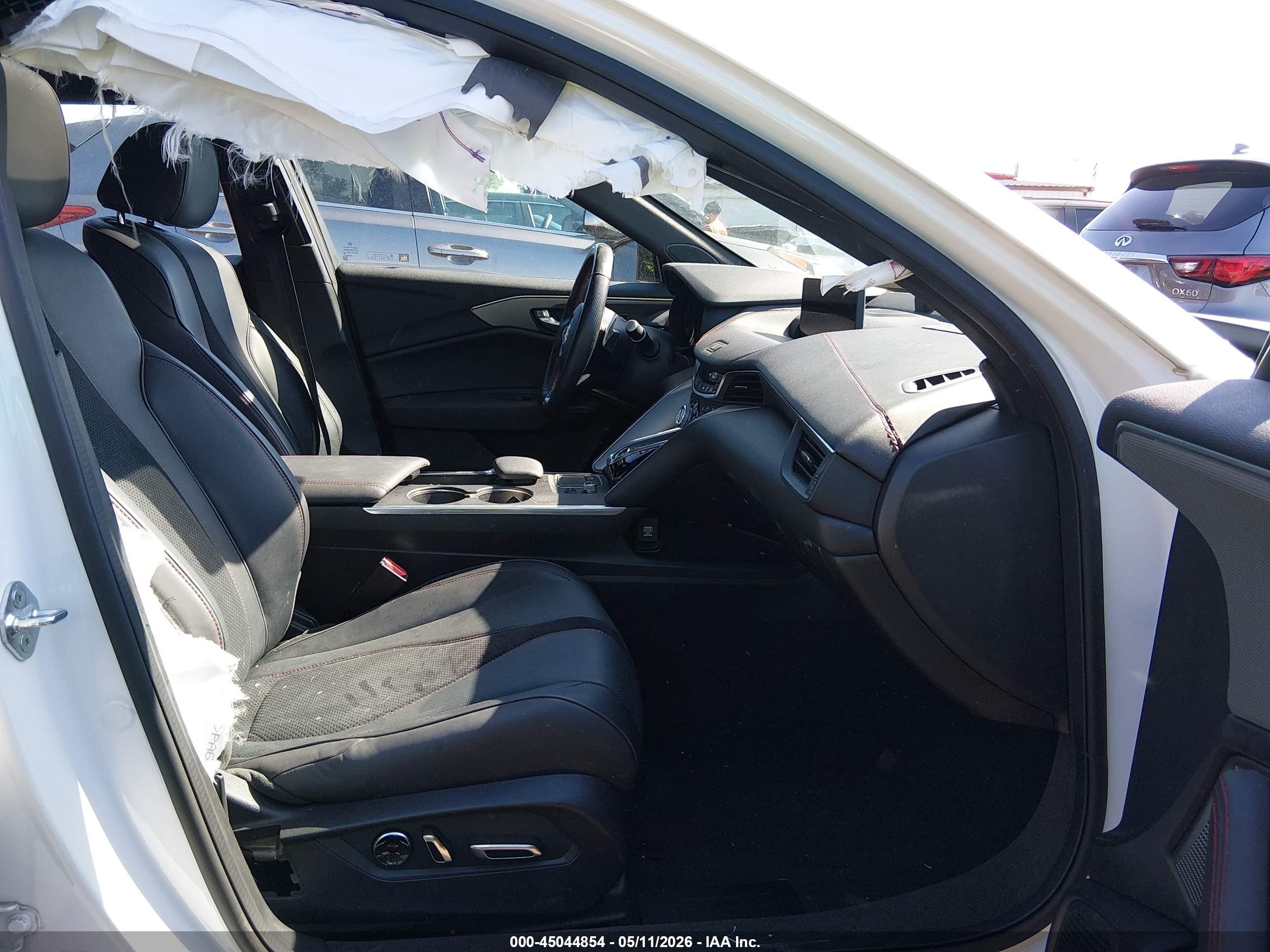 2023 Acura Tlx A-spec Package White vin: 19UUB6F59PA000327