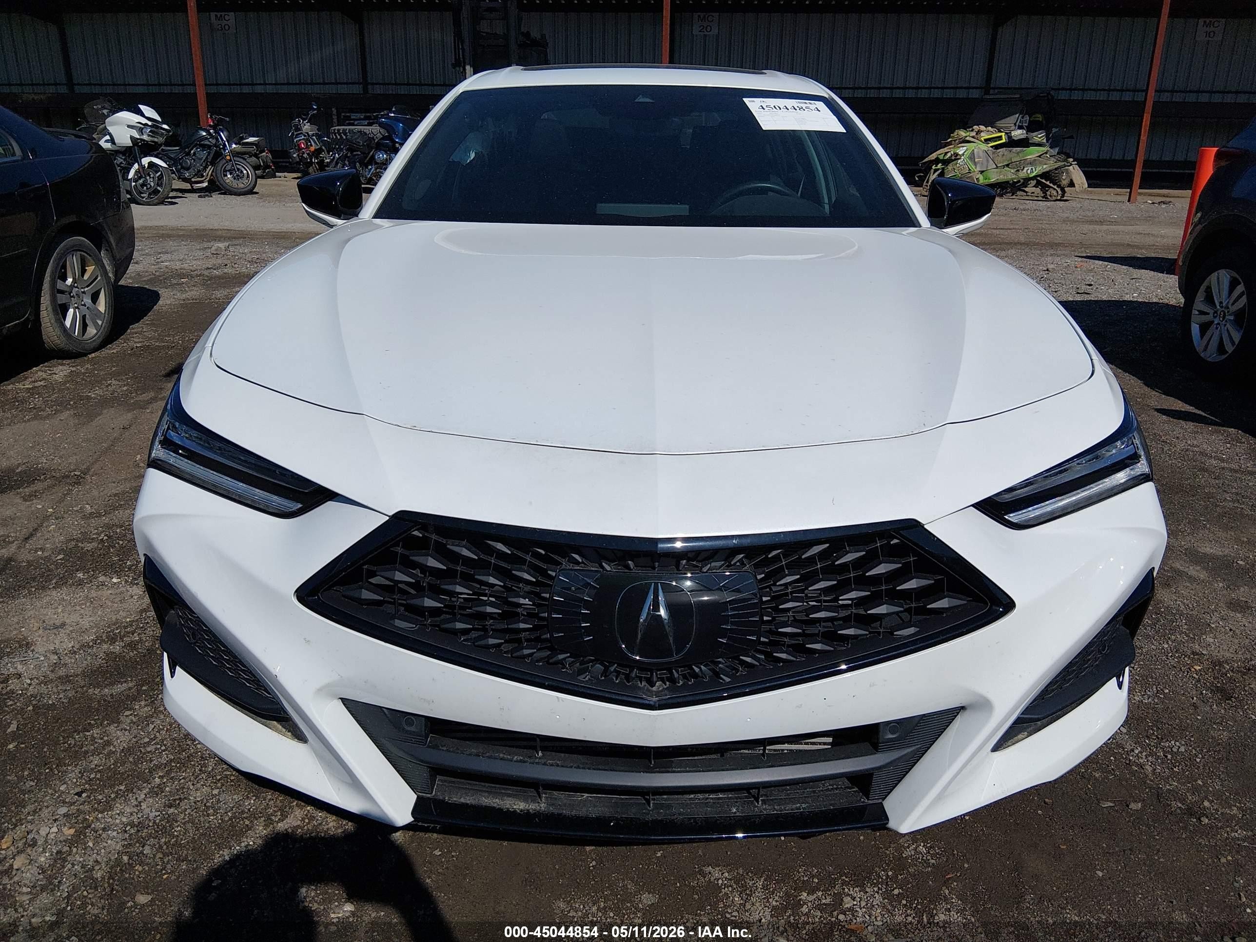 2023 Acura Tlx A-spec Package White vin: 19UUB6F59PA000327
