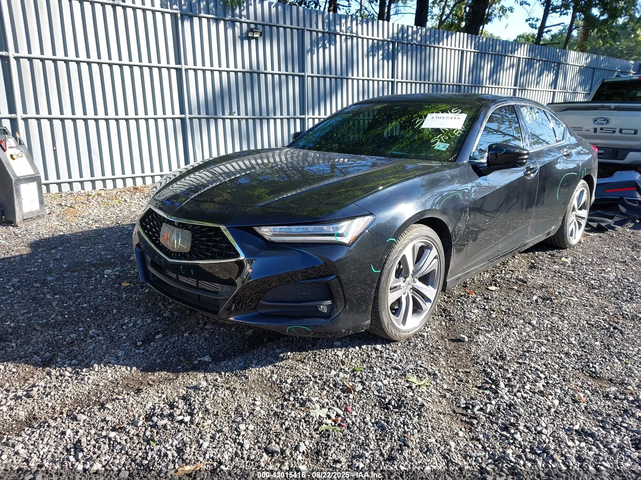 2021 Acura Tlx Advance Package Черный vin: 19UUB6F66MA010964