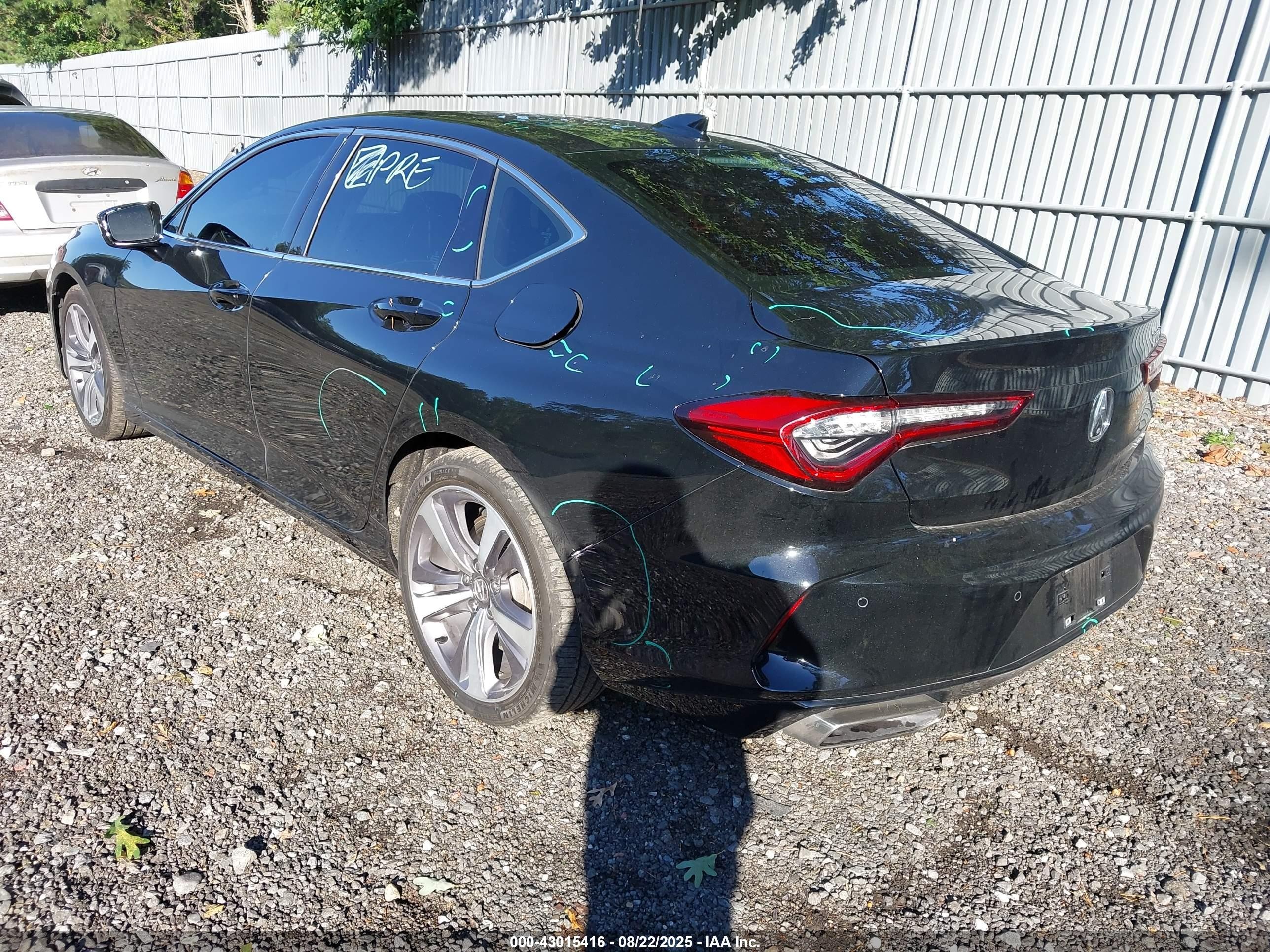 2021 Acura Tlx Advance Package Черный vin: 19UUB6F66MA010964