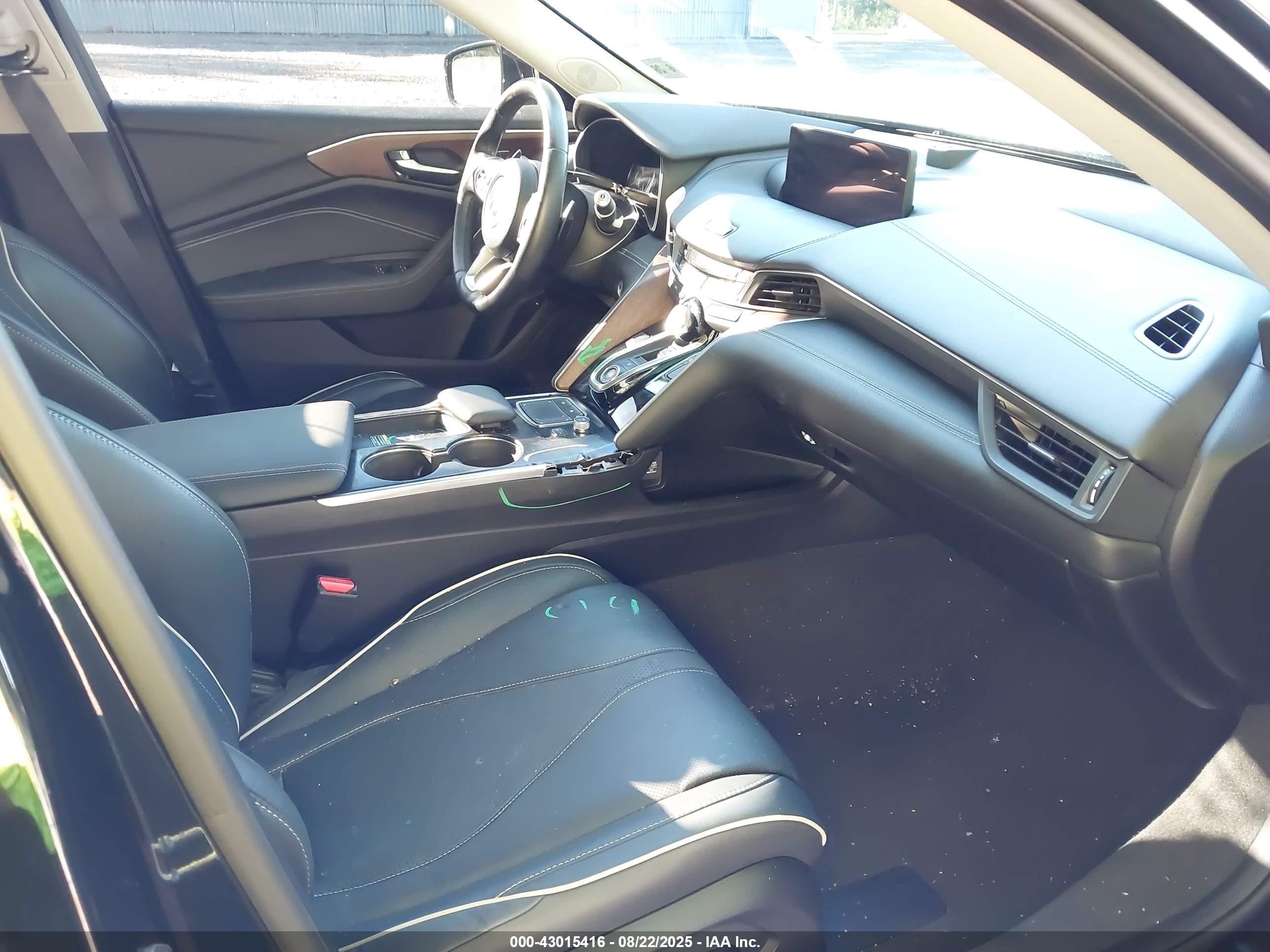 2021 Acura Tlx Advance Package Черный vin: 19UUB6F66MA010964