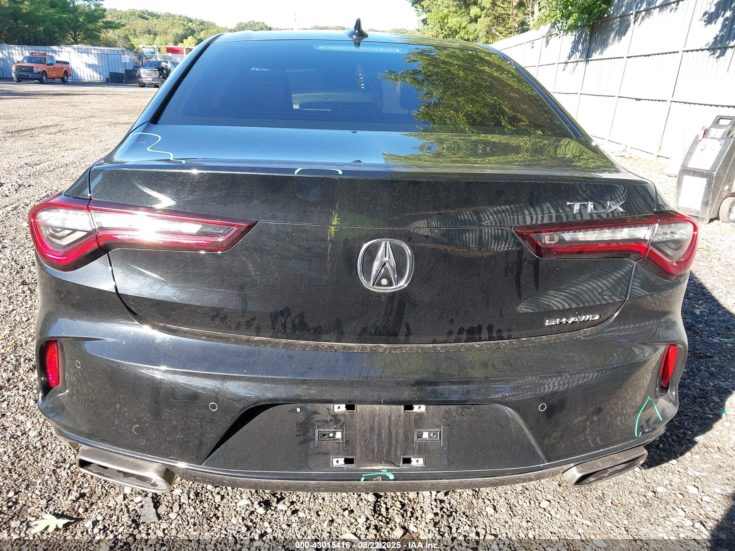 2021 Acura Tlx Advance Package Черный vin: 19UUB6F66MA010964
