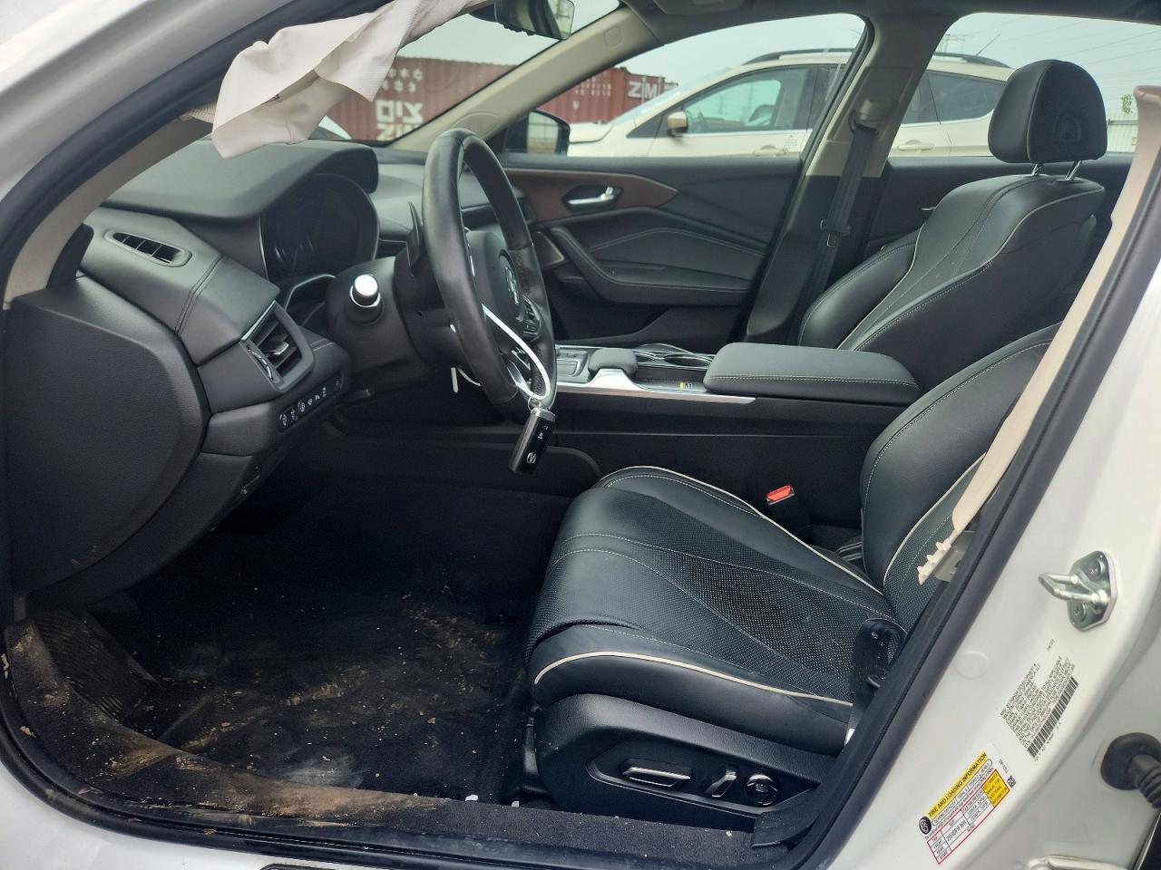 2023 Acura Tlx Advance Белый vin: 19UUB6F67PA003364