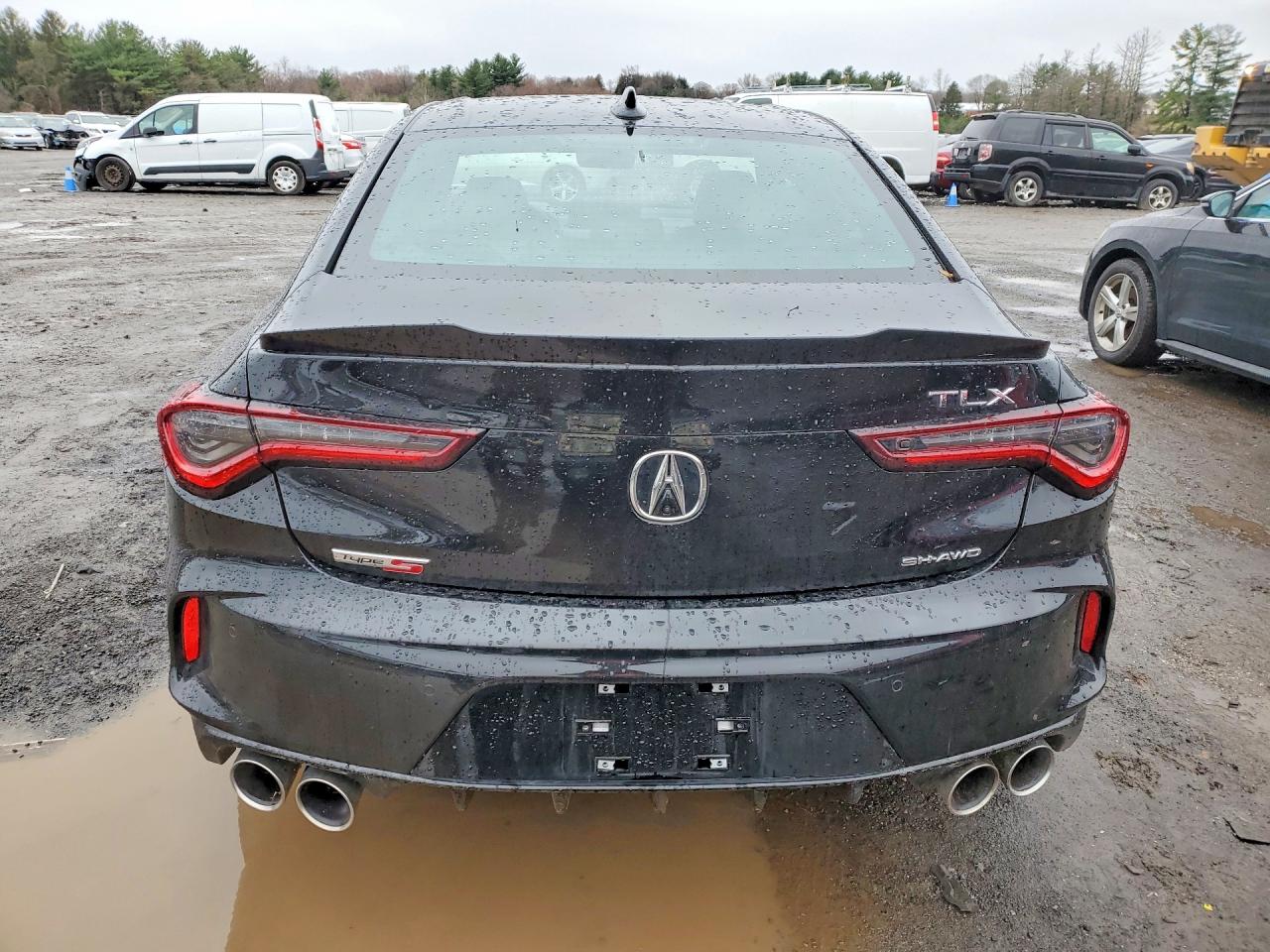 2025 Acura Tlx Type S Черный vin: 19UUB7F08SA001231