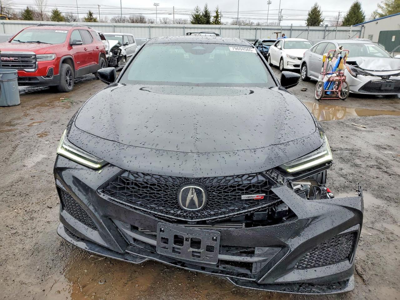 2025 Acura Tlx Type S Черный vin: 19UUB7F08SA001231