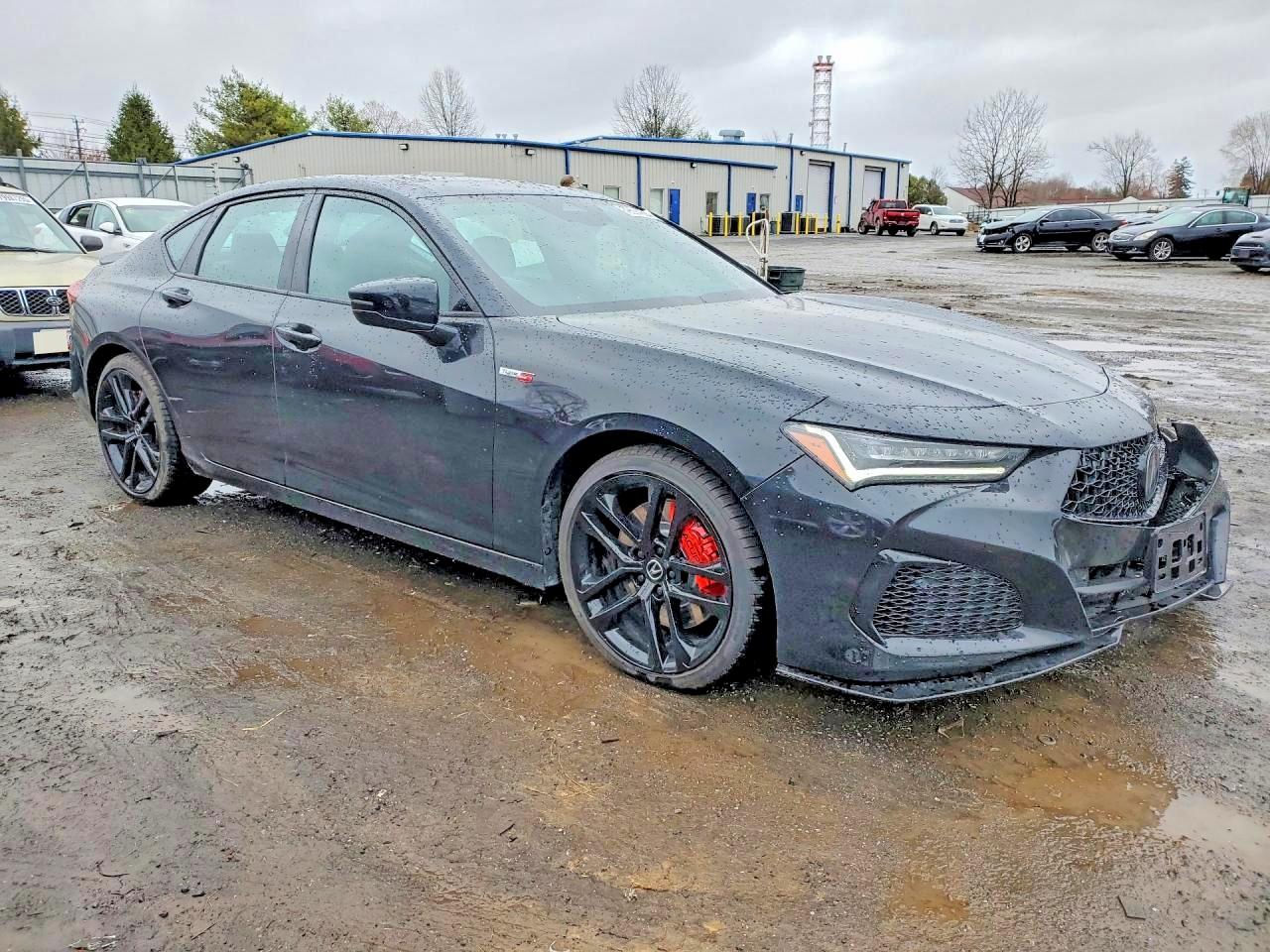 2025 Acura Tlx Type S Черный vin: 19UUB7F08SA001231