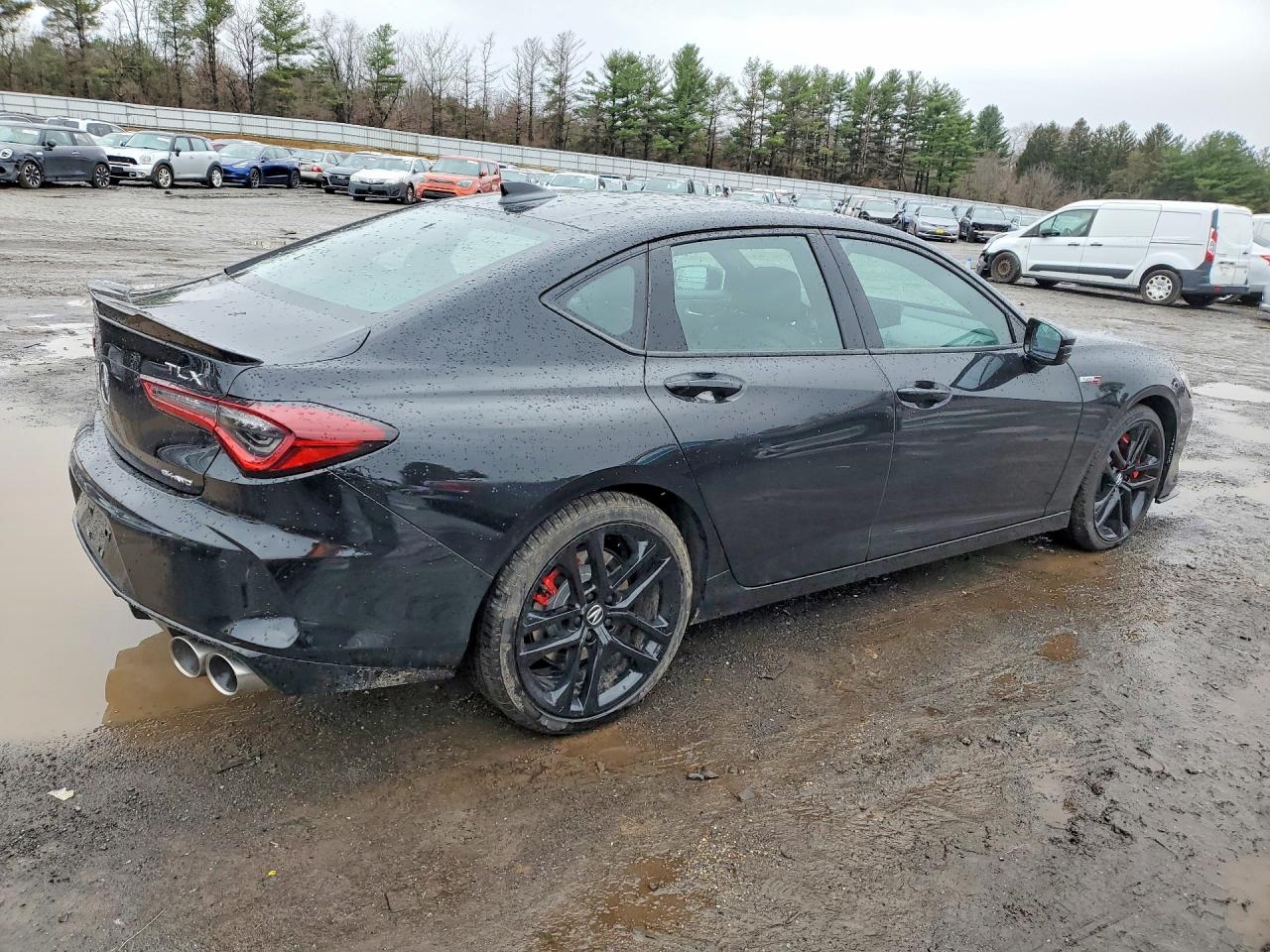 2025 Acura Tlx Type S Черный vin: 19UUB7F08SA001231