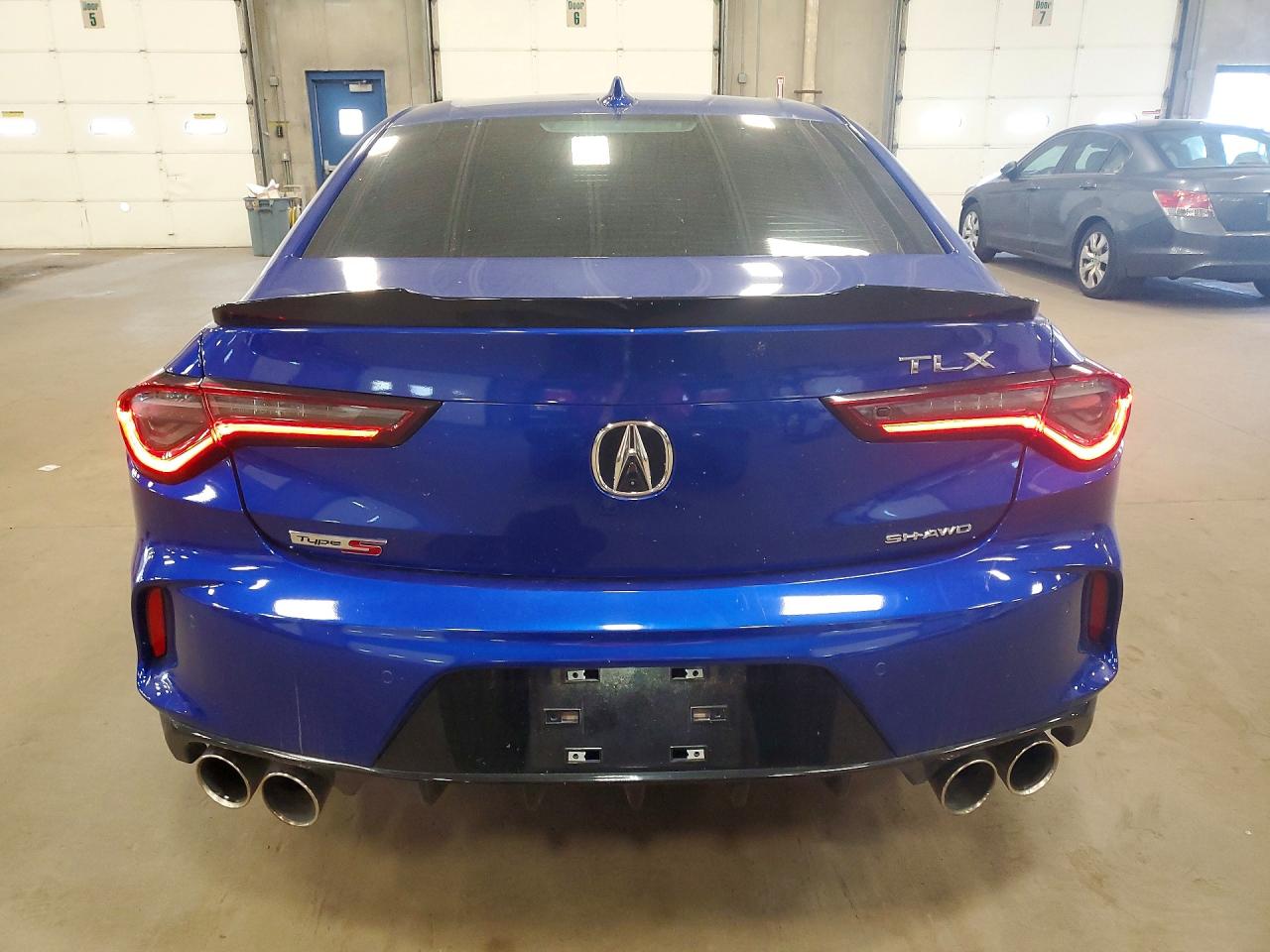 2022 Acura Tlx Type S Синий vin: 19UUB7F90NA002084