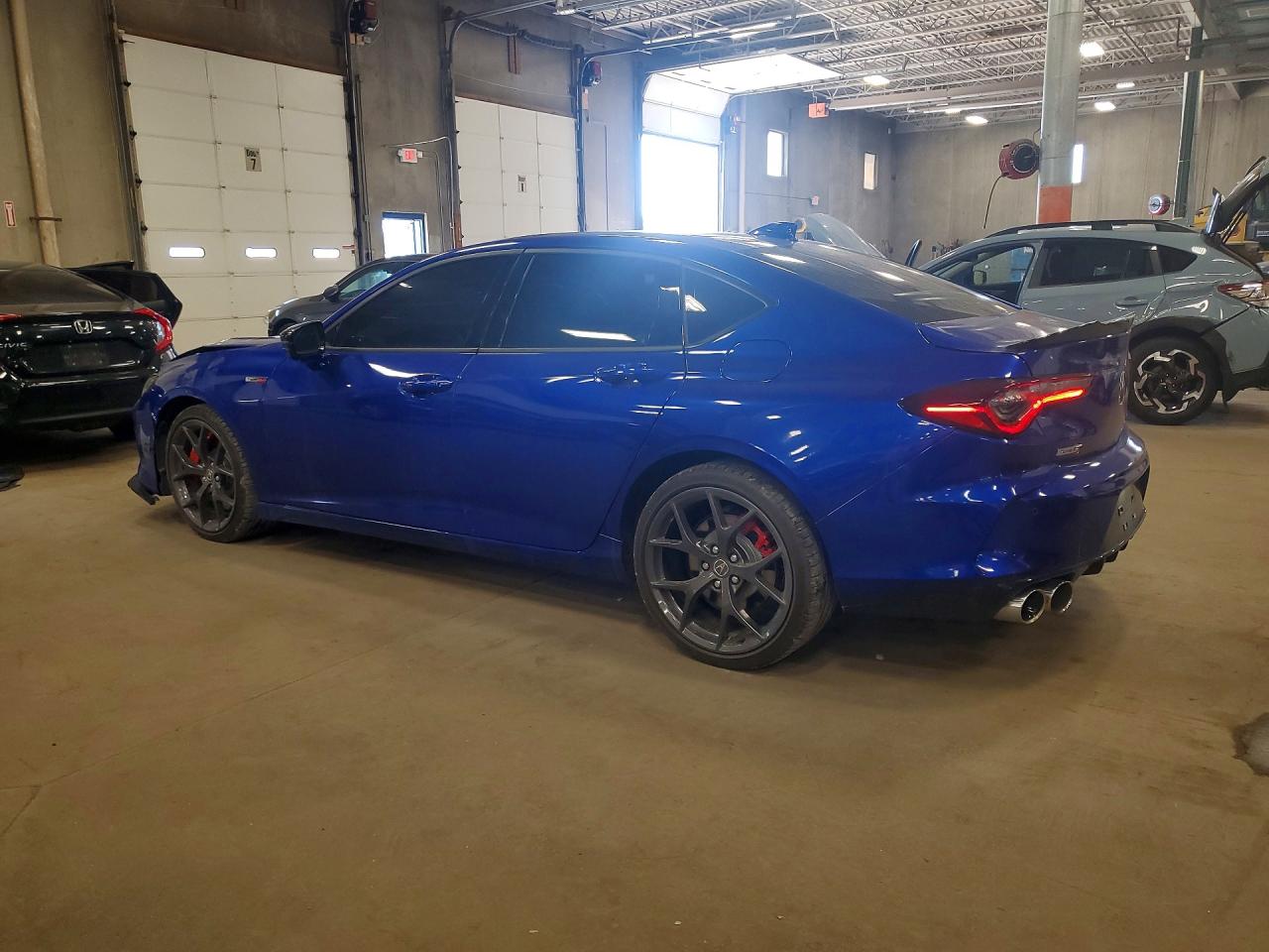 2022 Acura Tlx Type S Синий vin: 19UUB7F90NA002084
