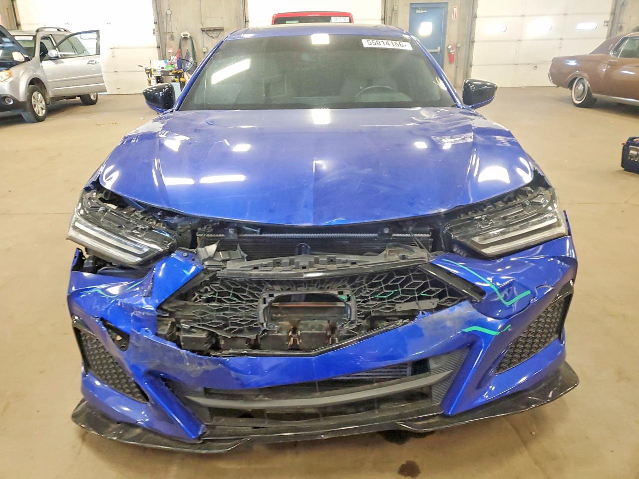 2022 Acura Tlx Type S Синий vin: 19UUB7F90NA002084