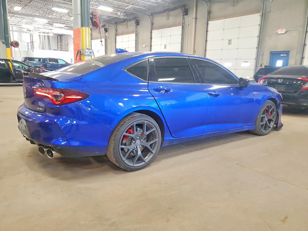 2022 Acura Tlx Type S Синий vin: 19UUB7F90NA002084