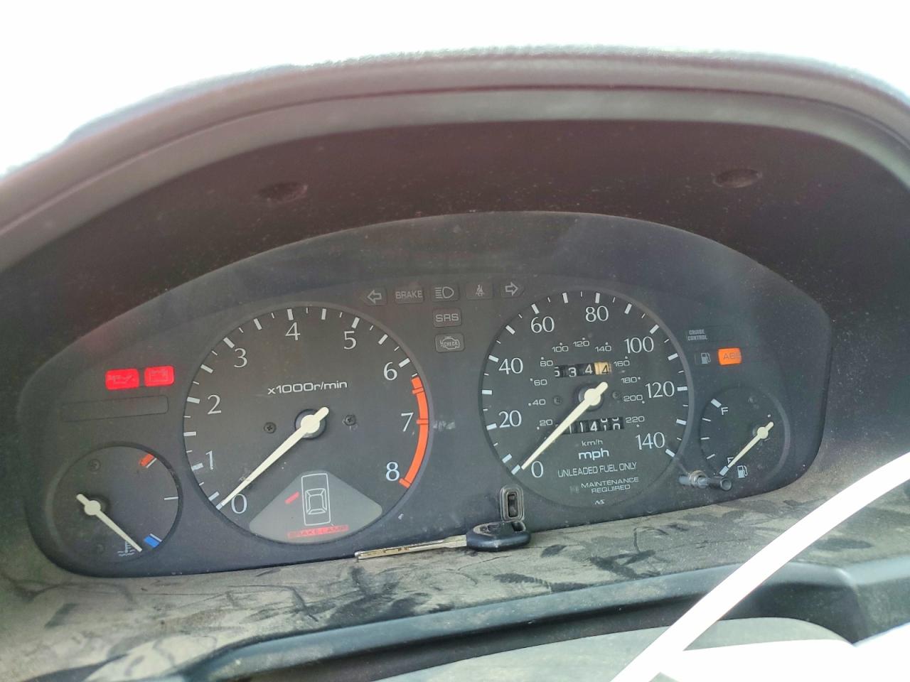 1997 Acura 2.2cl Black vin: 19UYA1154VL012546