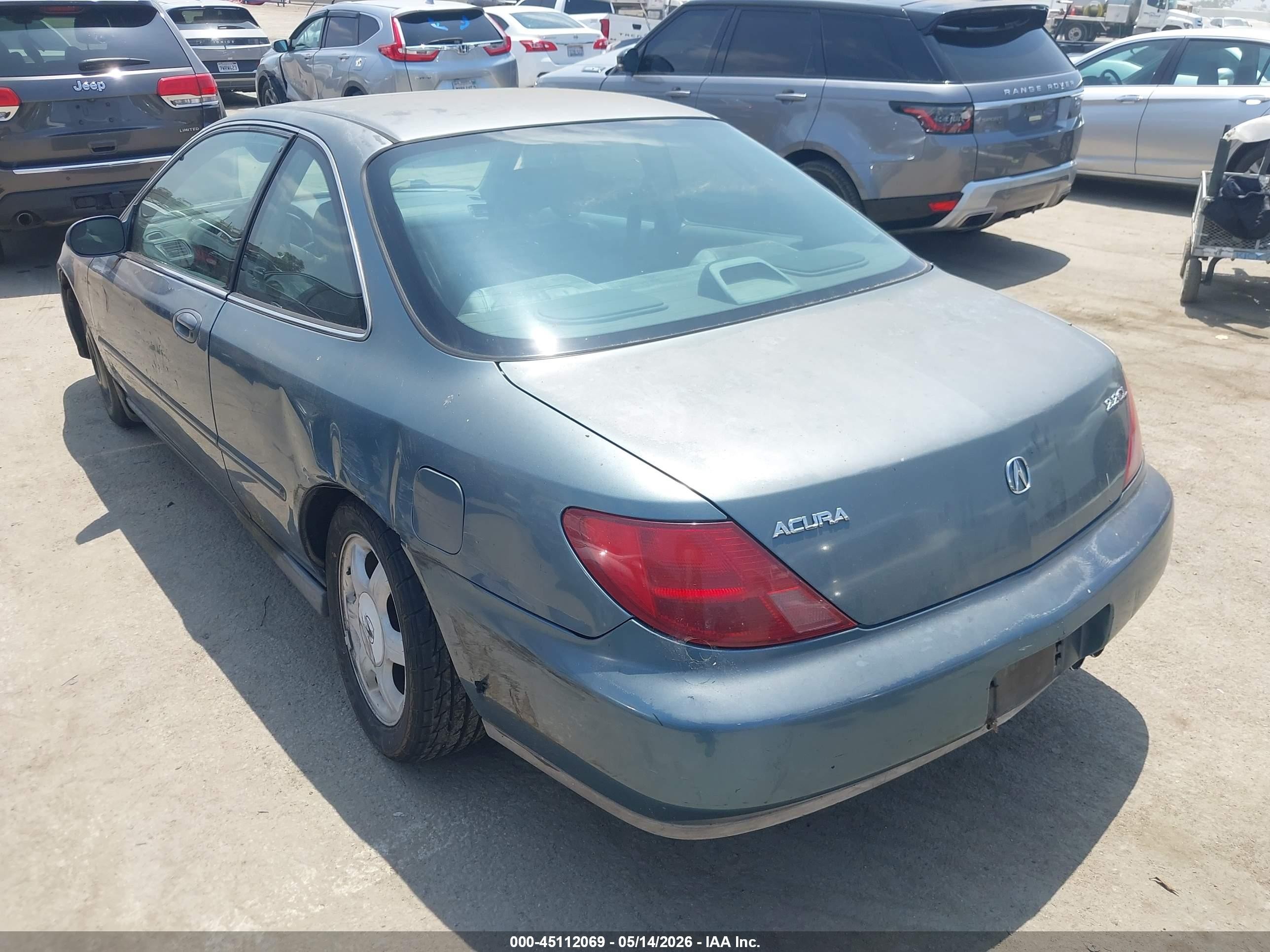 1997 Acura Cl 2.2 Light Blue vin: 19UYA1159VL020836