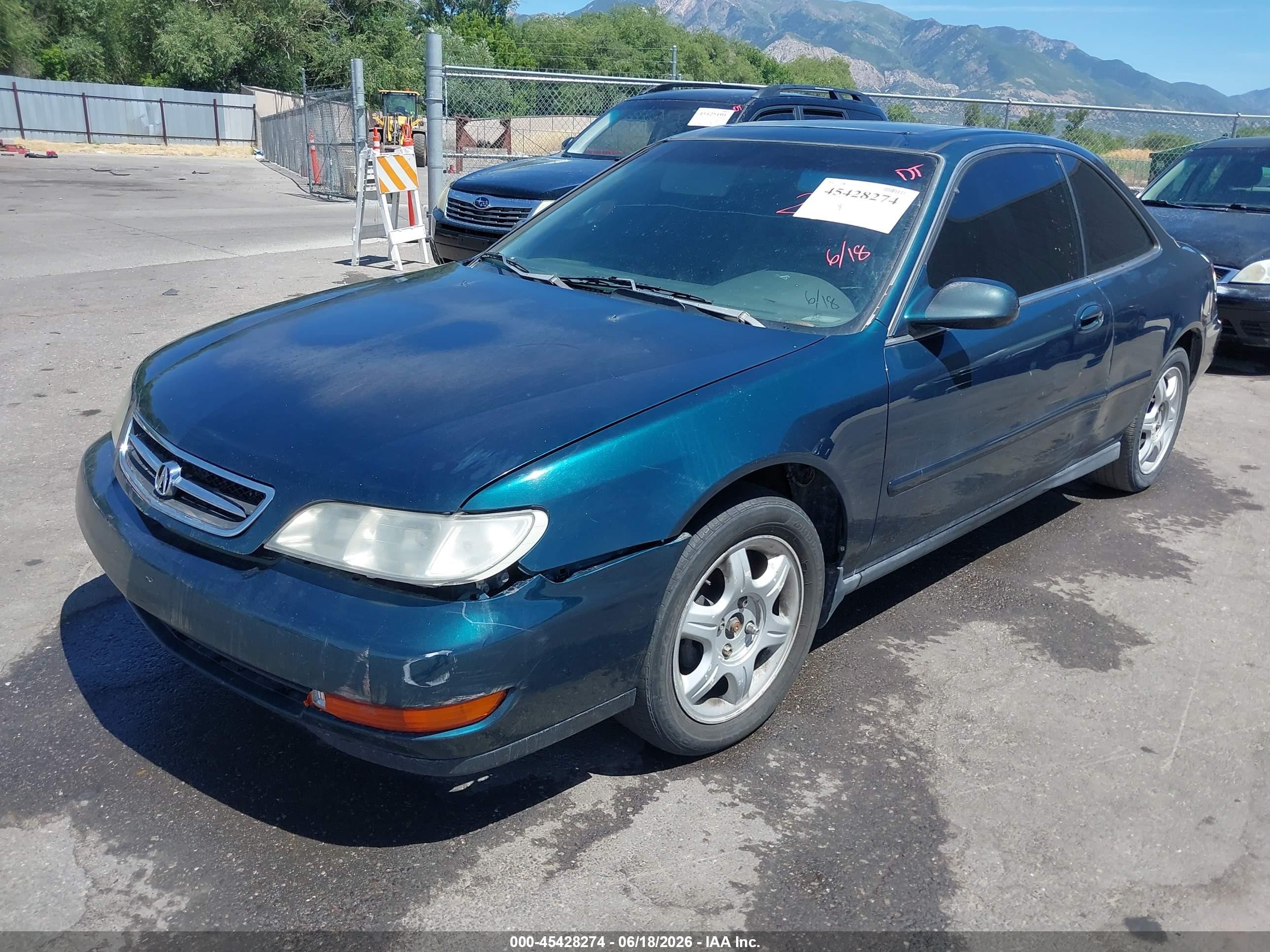 1997 Acura Cl 2.2 Green vin: 19UYA125XVL016423