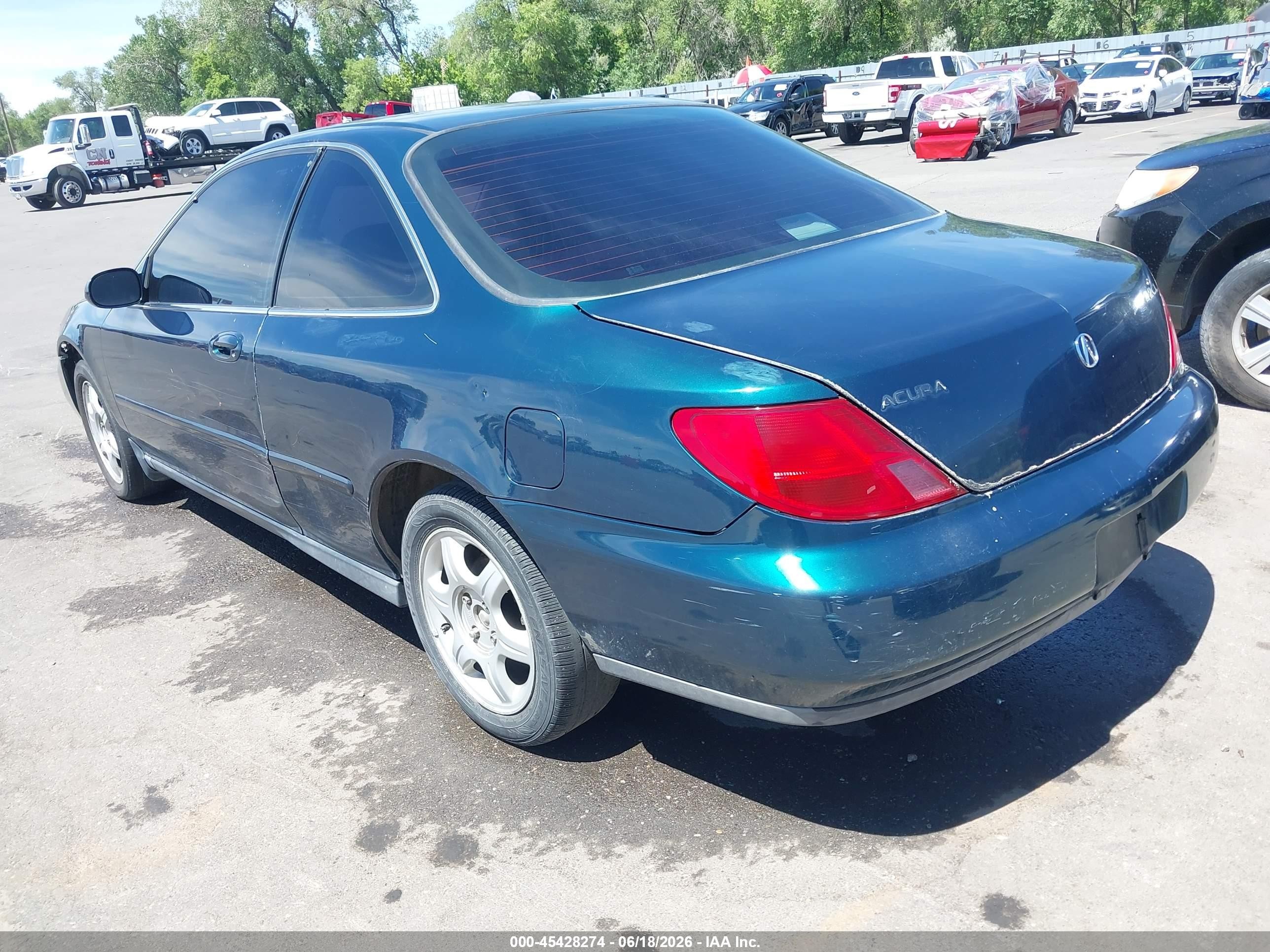 1997 Acura Cl 2.2 Green vin: 19UYA125XVL016423