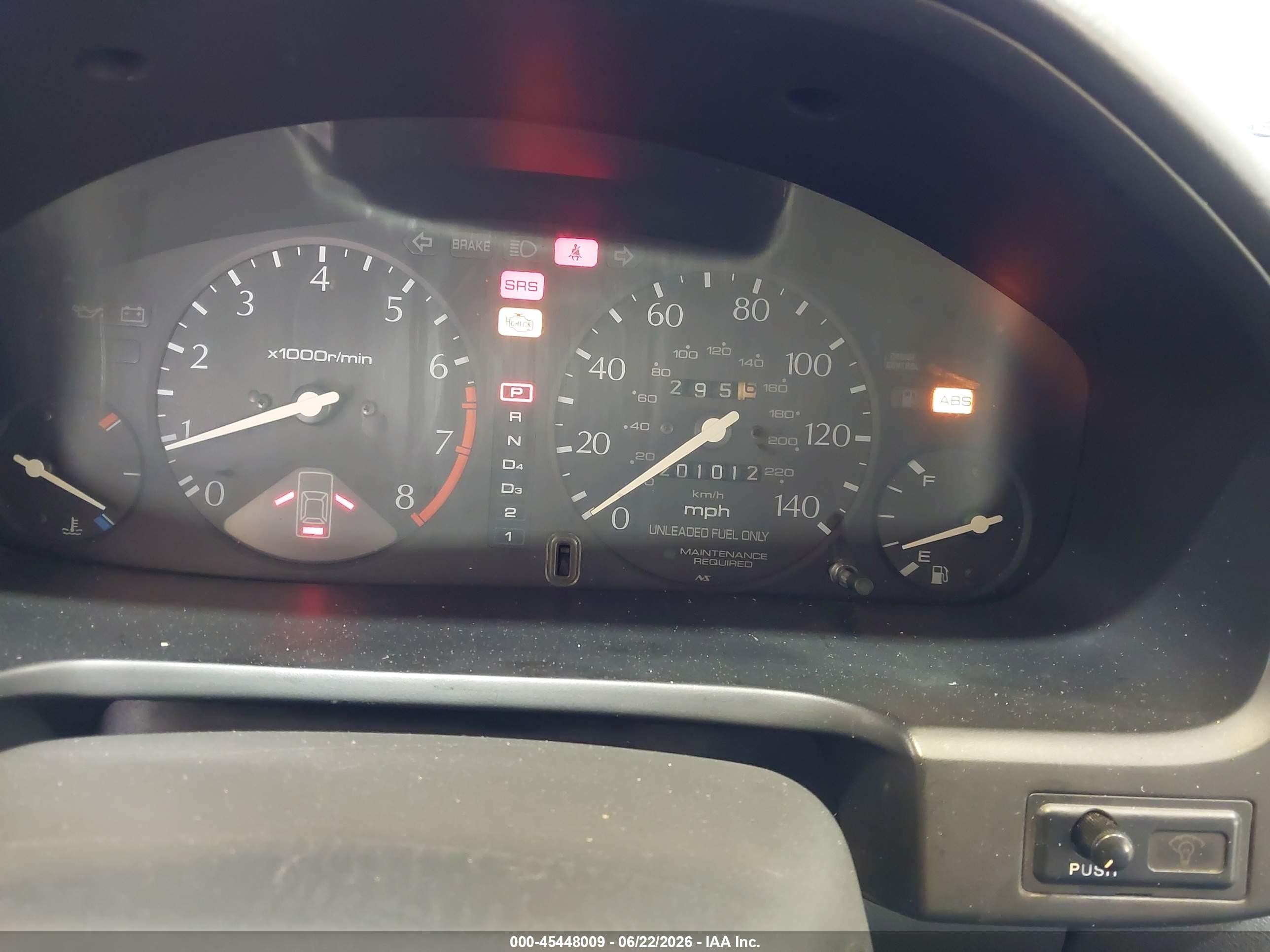 1997 Acura Cl 3.0 Black vin: 19UYA2242VL008832