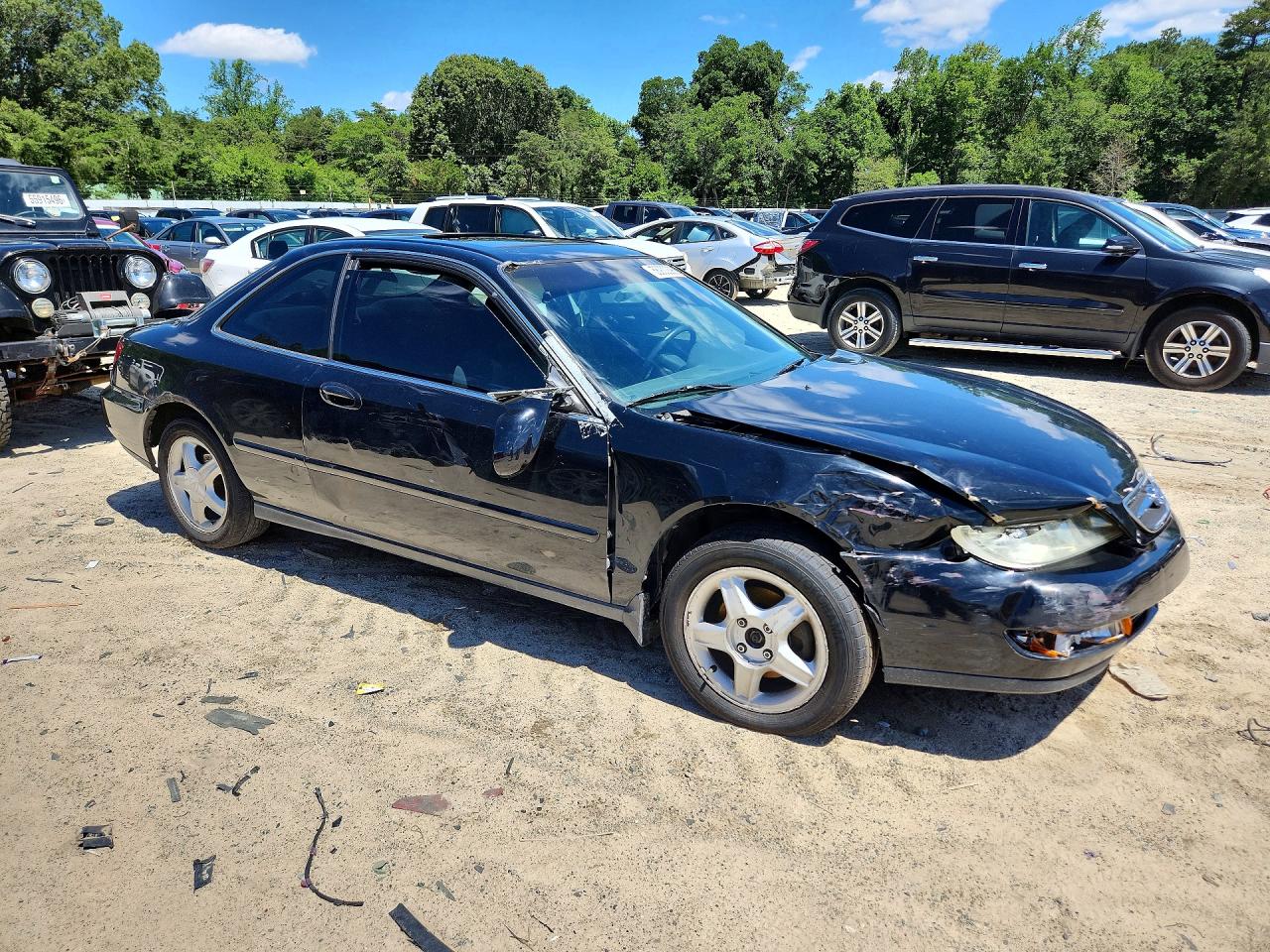 1997 Acura 3.0cl Черный vin: 19UYA2245VL001616