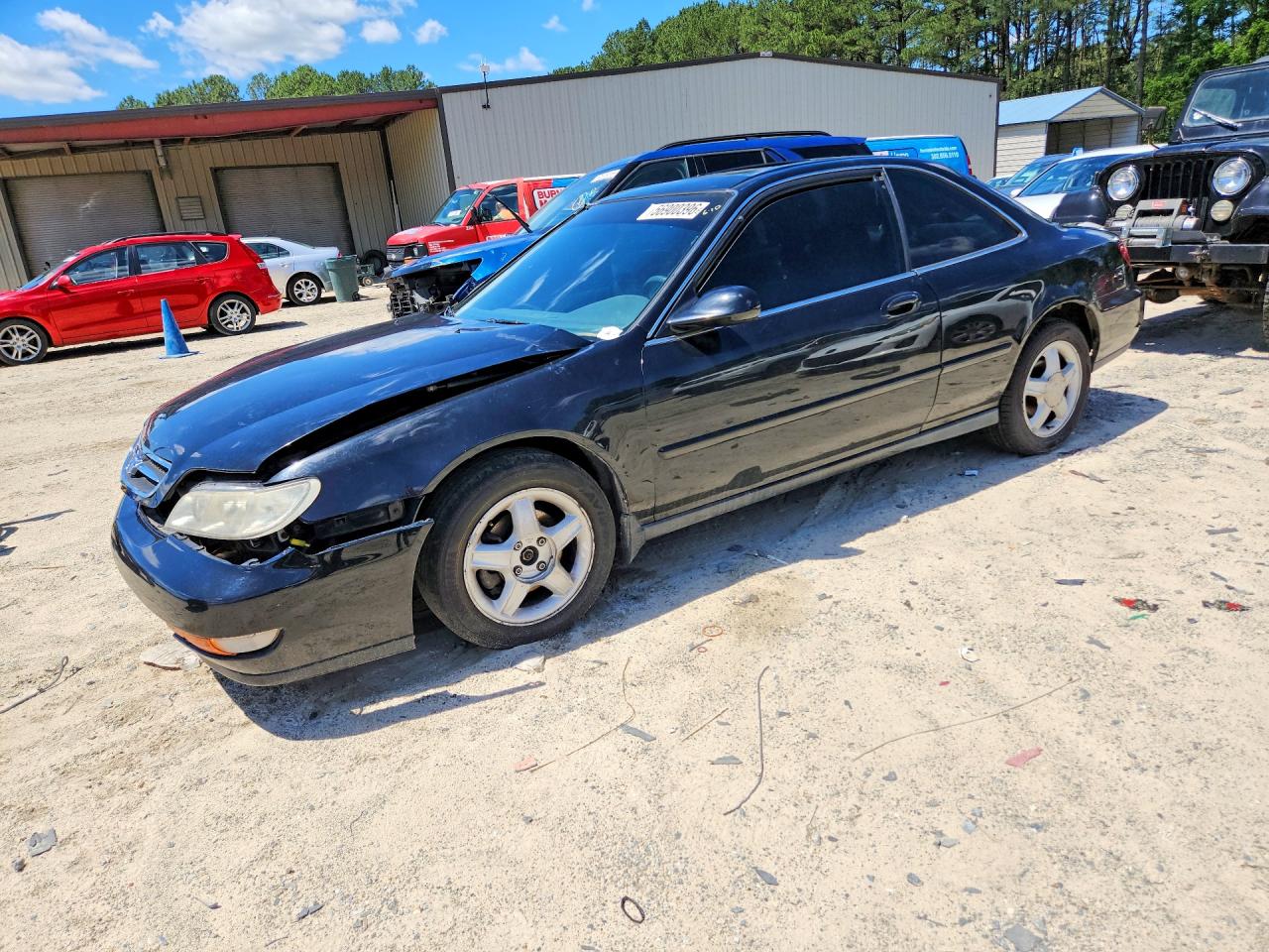 1997 Acura 3.0cl Черный vin: 19UYA2245VL001616