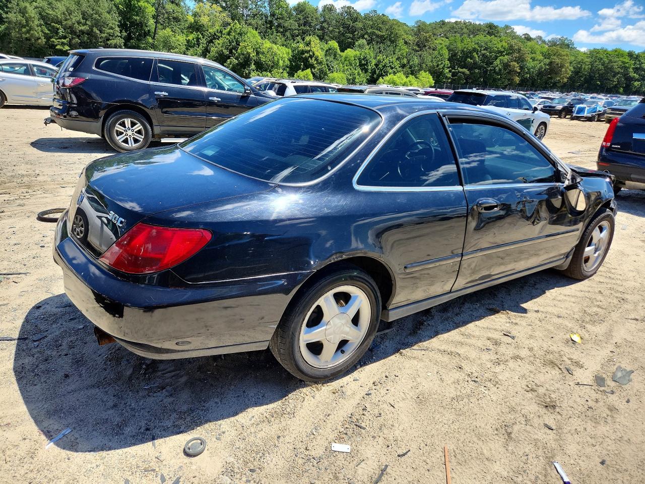 1997 Acura 3.0cl Черный vin: 19UYA2245VL001616