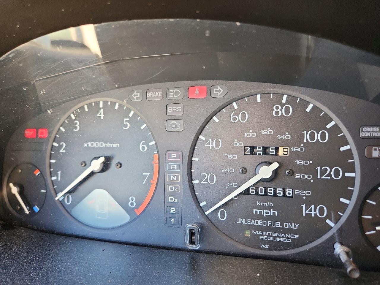 1997 Acura 3.0cl Черный vin: 19UYA2245VL001616