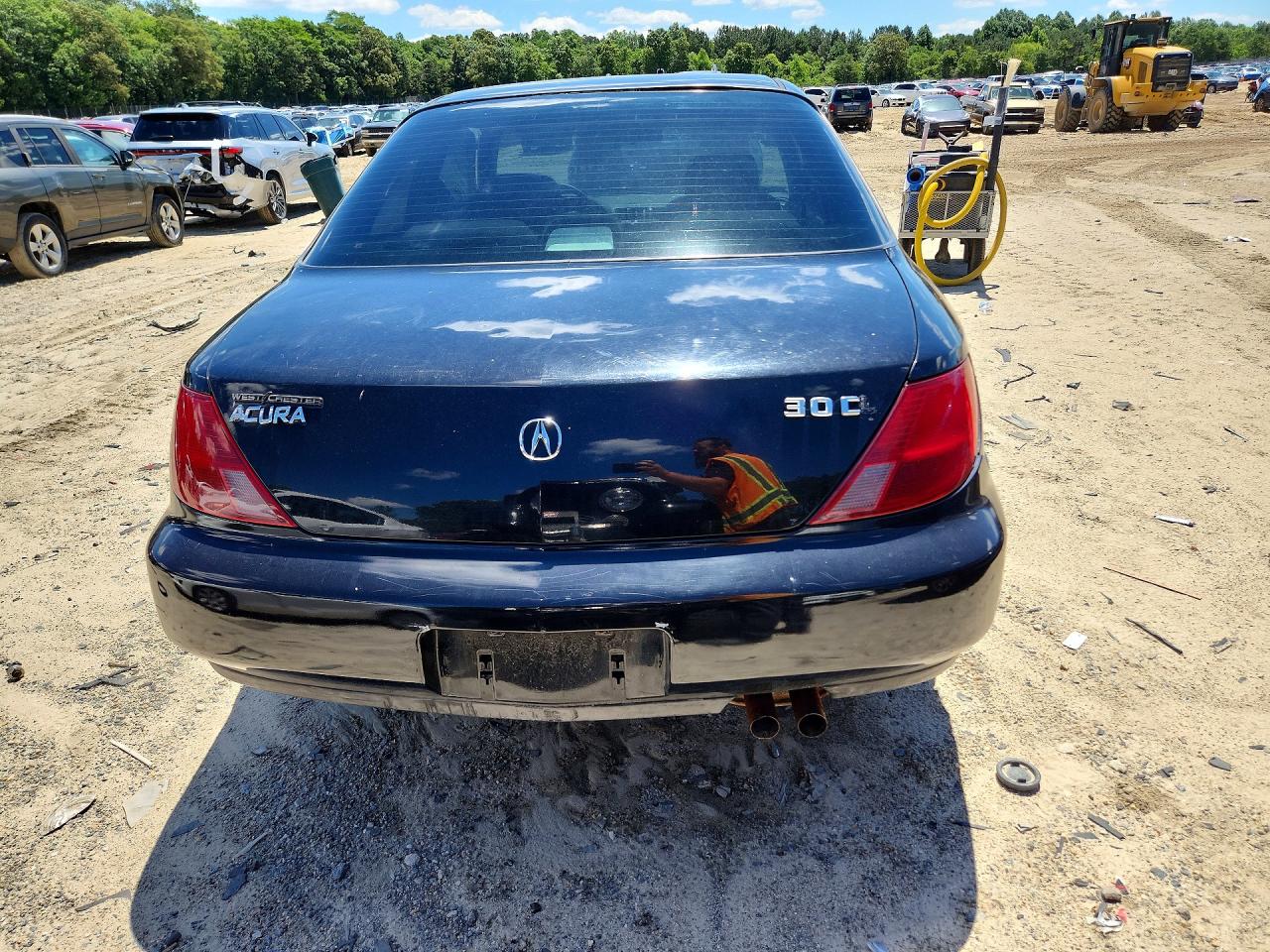 1997 Acura 3.0cl Черный vin: 19UYA2245VL001616