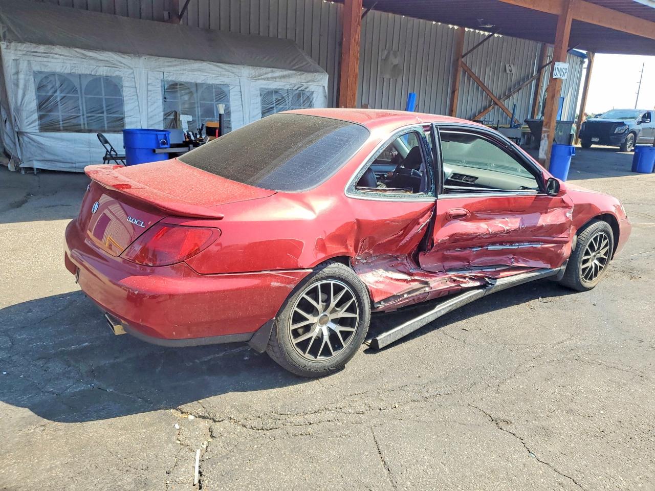 1997 Acura 3.0cl Maroon vin: 19UYA2253VL005169