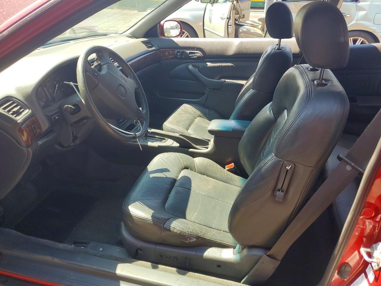 1997 Acura 3.0cl Maroon vin: 19UYA2253VL005169
