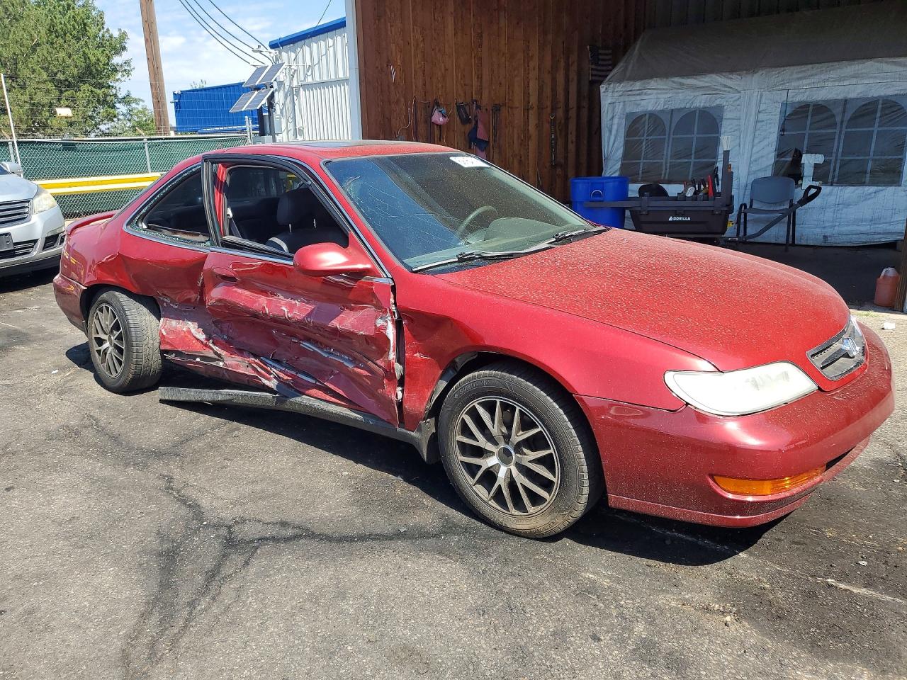 1997 Acura 3.0cl Maroon vin: 19UYA2253VL005169