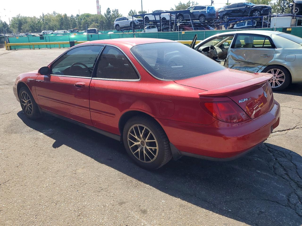 1997 Acura 3.0cl Maroon vin: 19UYA2253VL005169