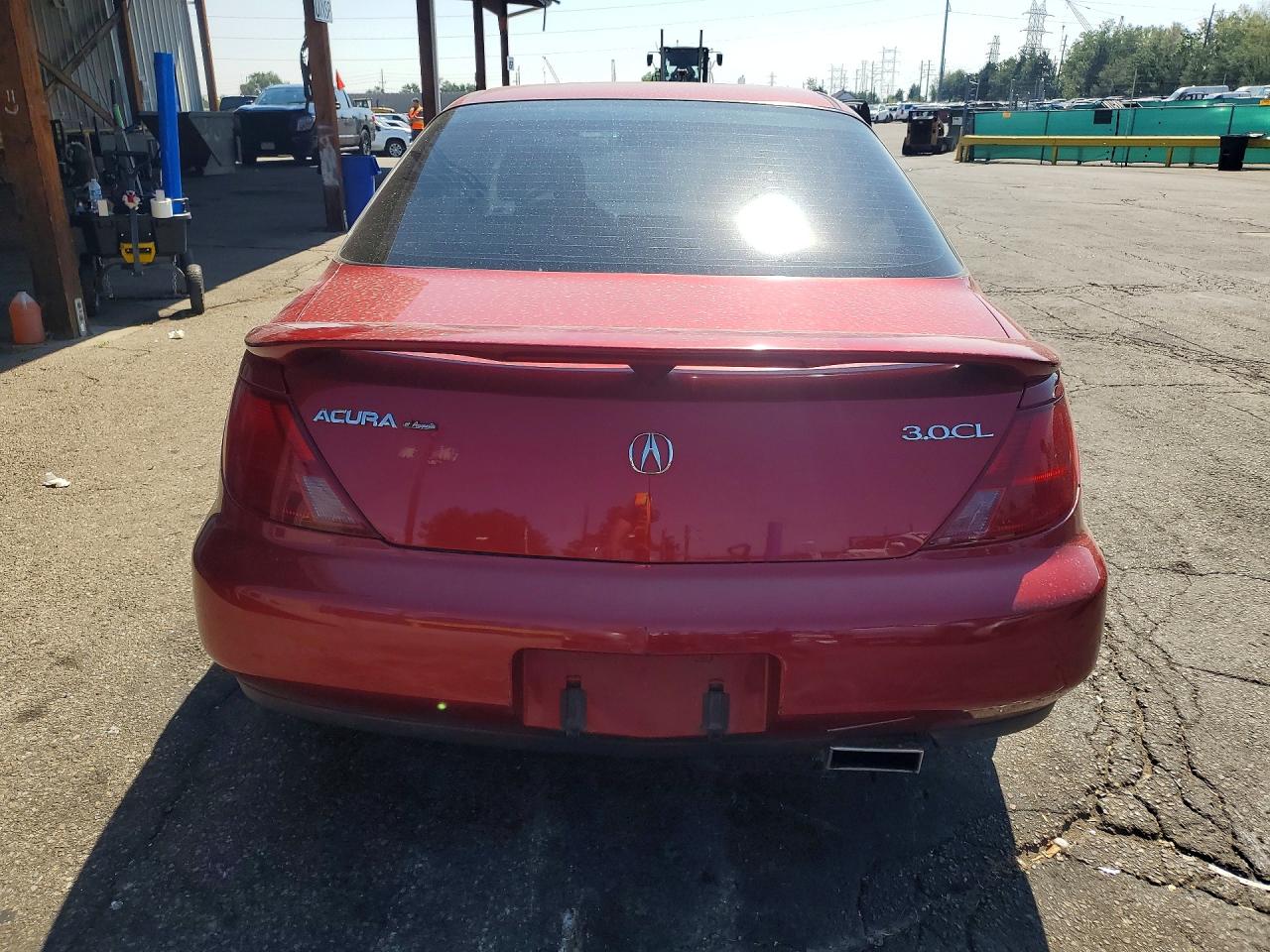 1997 Acura 3.0cl Maroon vin: 19UYA2253VL005169