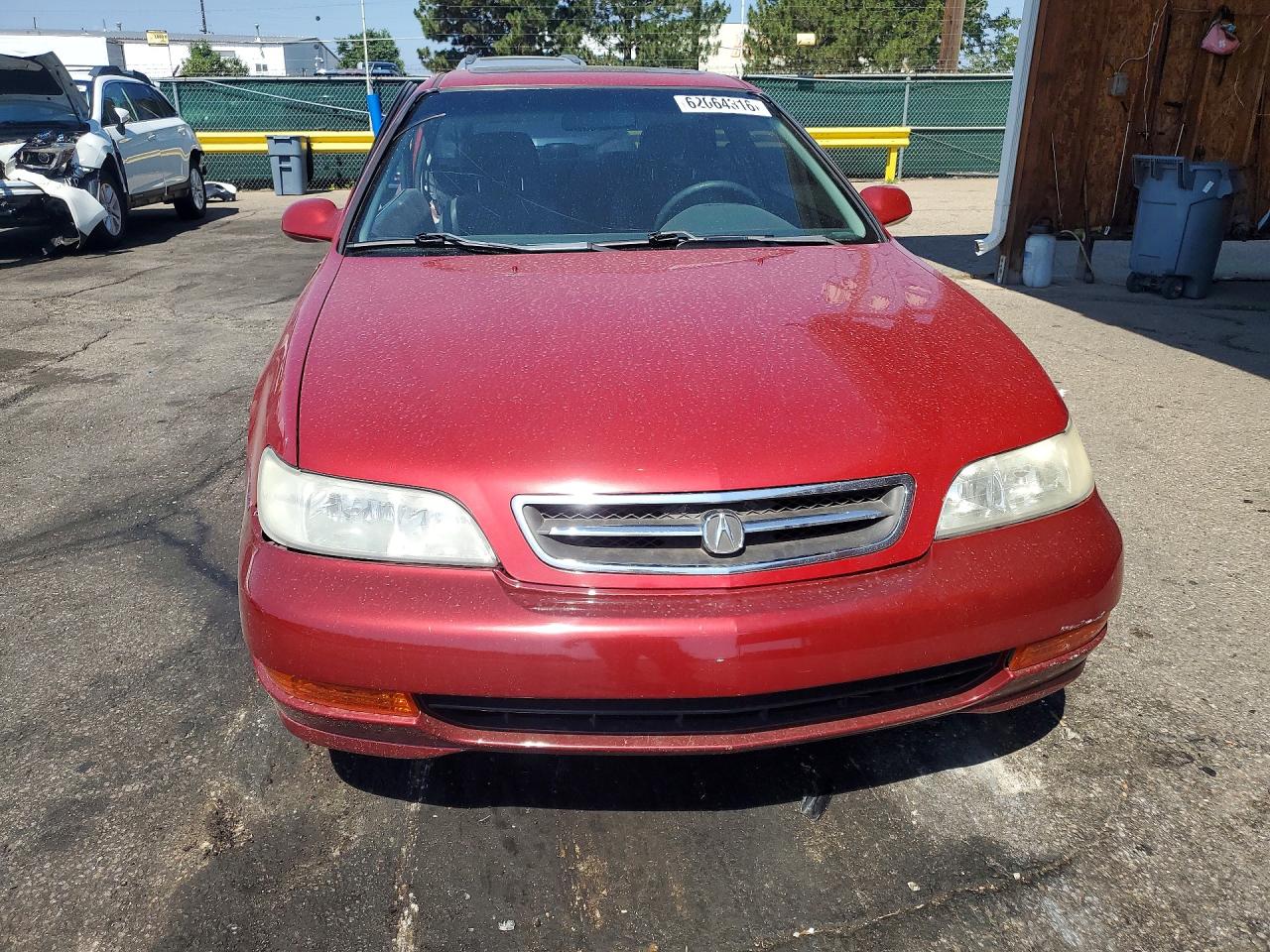 1997 Acura 3.0cl Maroon vin: 19UYA2253VL005169