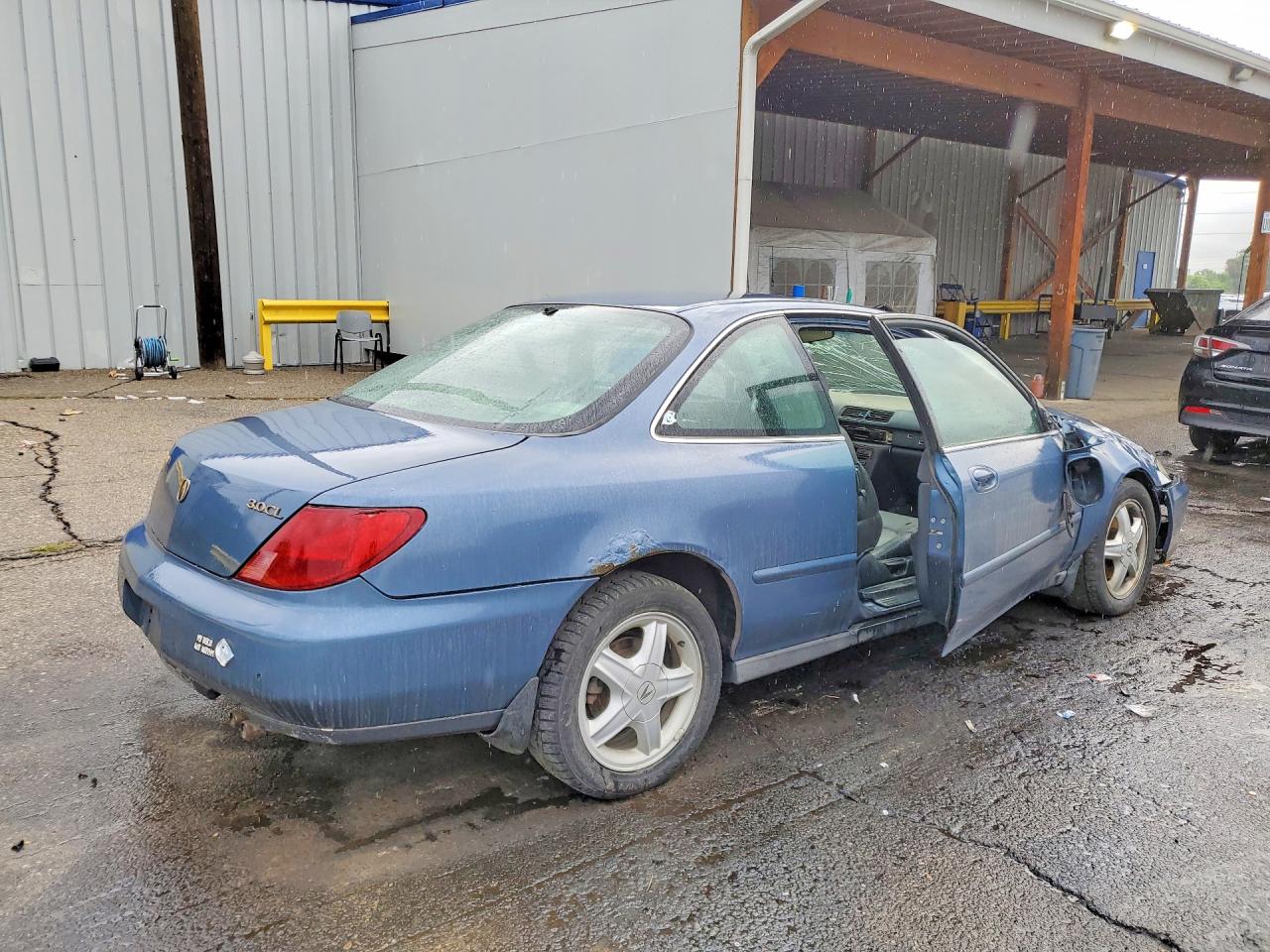 1997 Acura 3.0cl Blue vin: 19UYA2258VL010786