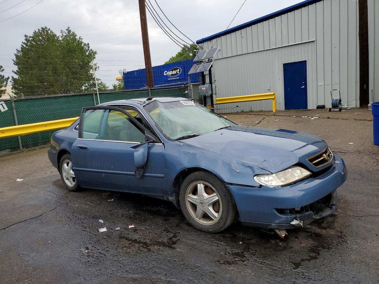 1997 Acura 3.0cl Blue vin: 19UYA2258VL010786
