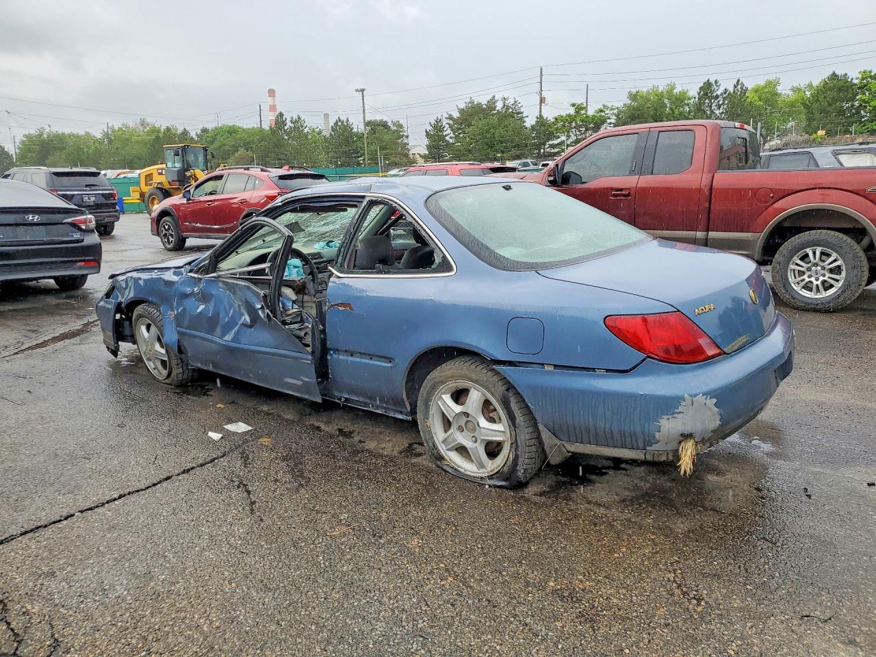 1997 Acura 3.0cl Blue vin: 19UYA2258VL010786