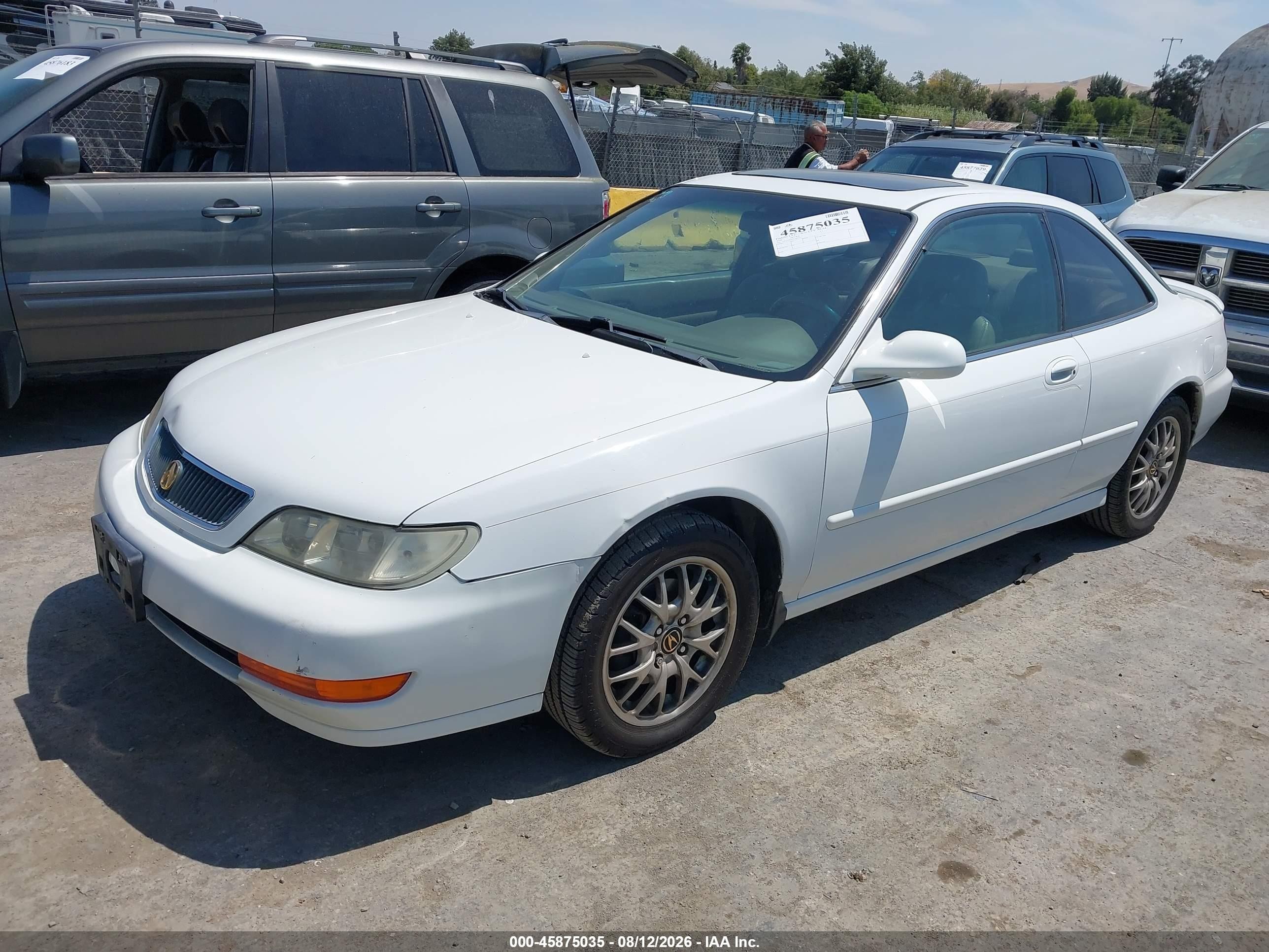 1999 Acura Cl 3.0 Белый vin: 19UYA2258XL007731