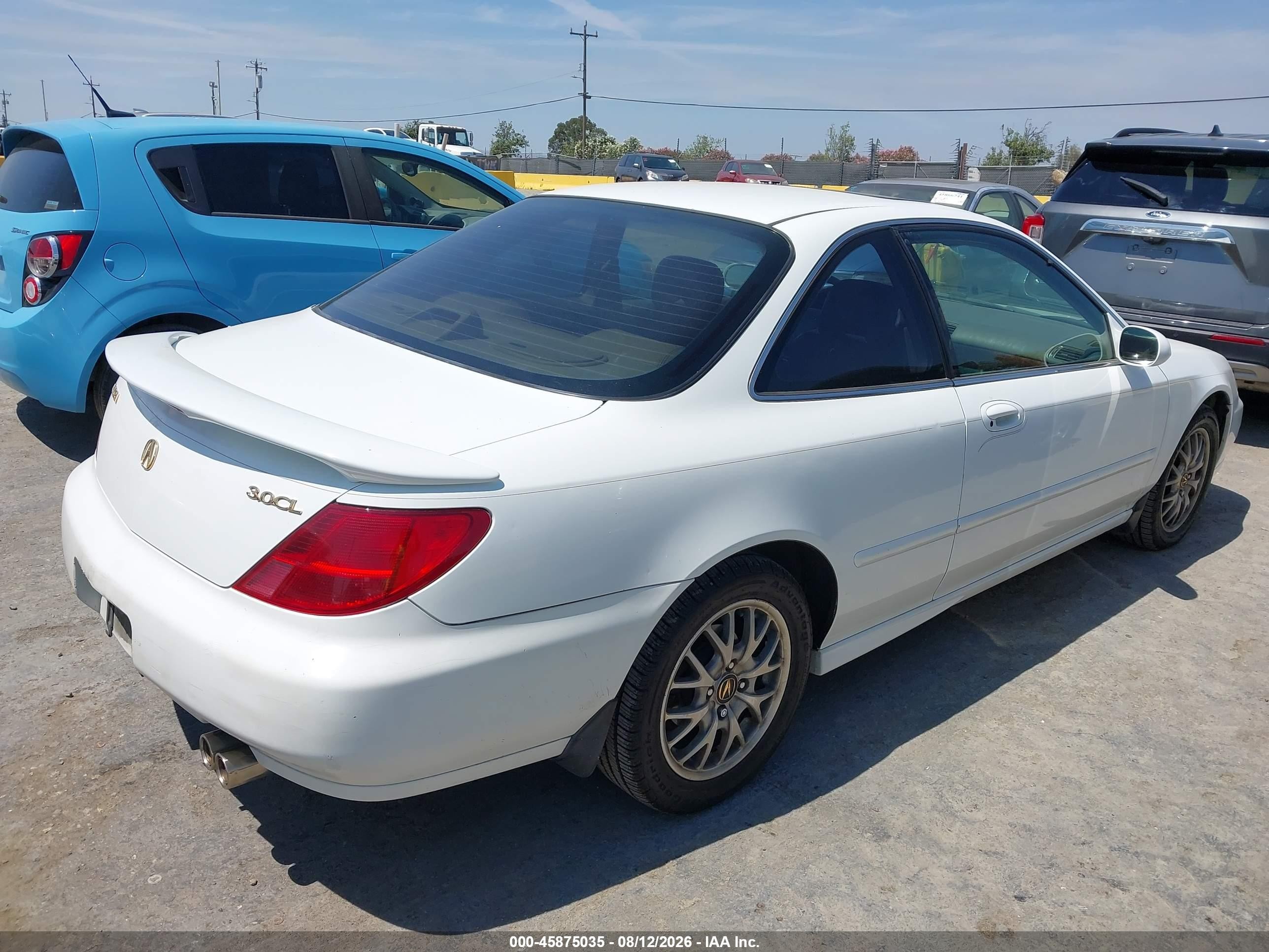 1999 Acura Cl 3.0 Белый vin: 19UYA2258XL007731