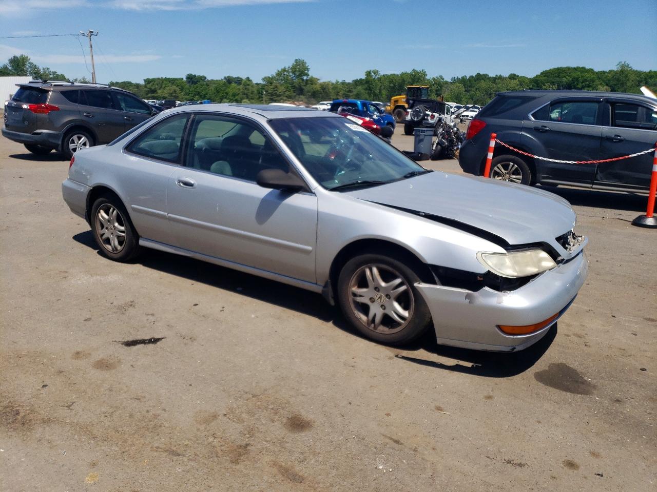 1998 Acura 2.3cl Silver vin: 19UYA3245WL008637