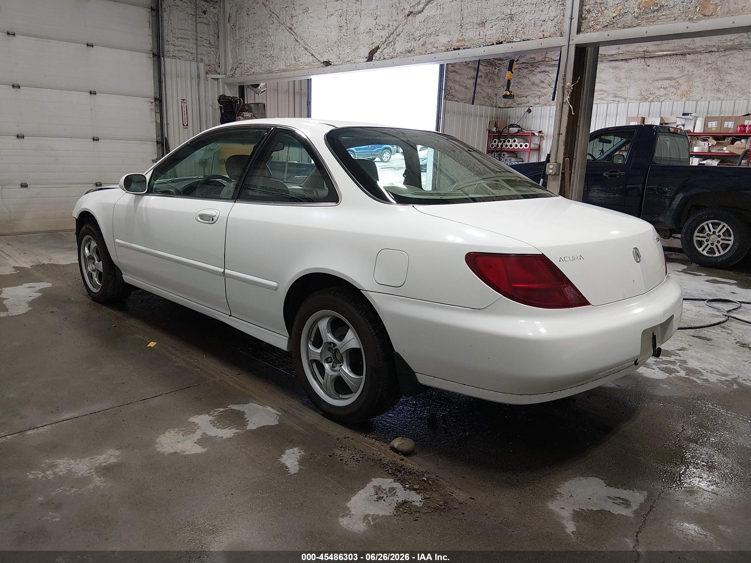 1998 Acura Cl 2.3 White vin: 19UYA3257WL002413
