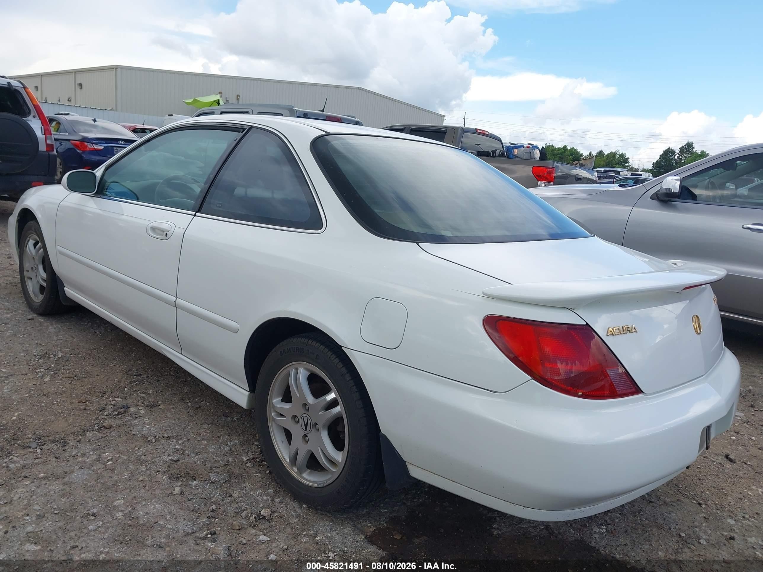 1999 Acura Cl 2.3 White vin: 19UYA325XXL007672