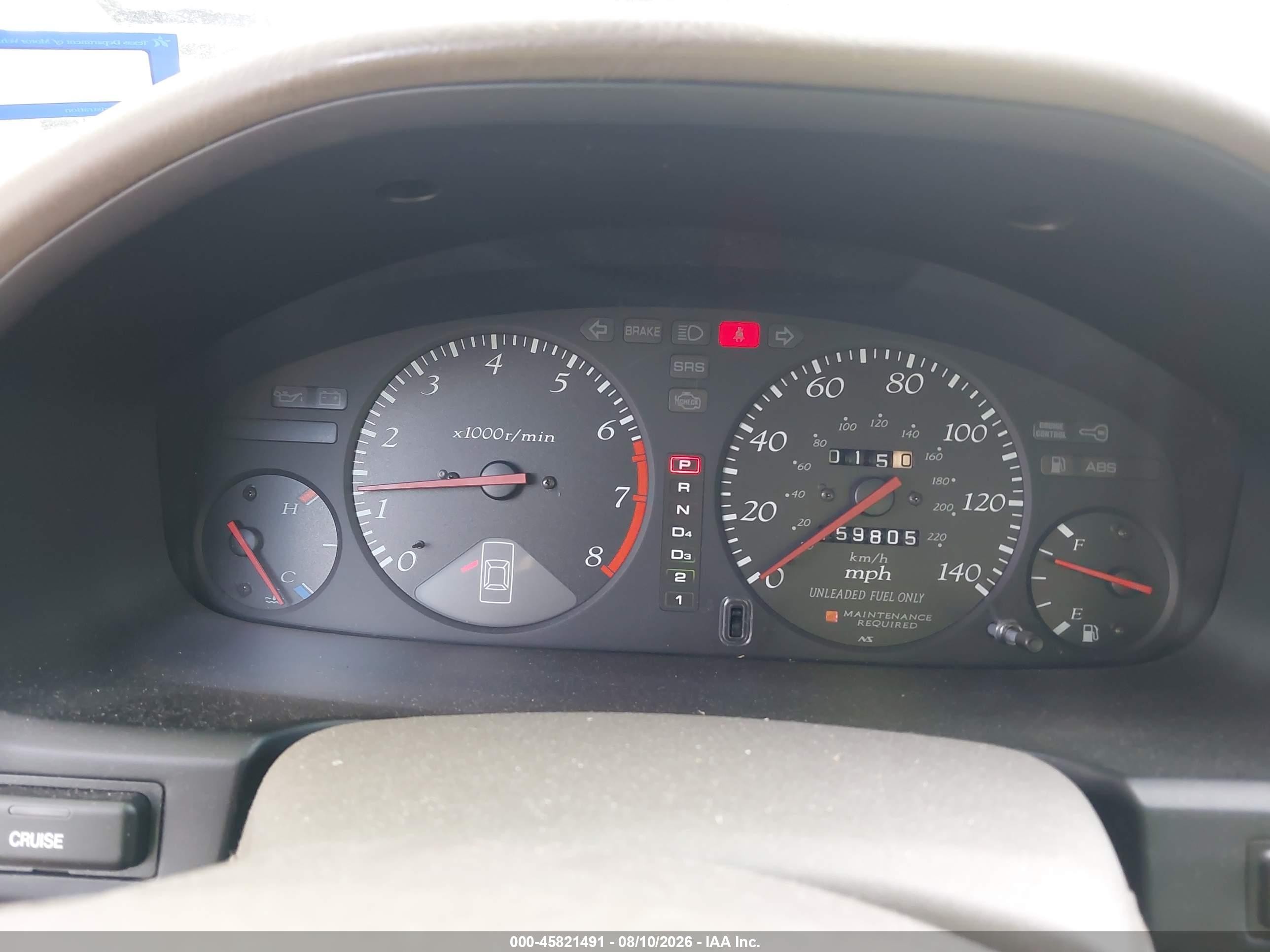 1999 Acura Cl 2.3 White vin: 19UYA325XXL007672
