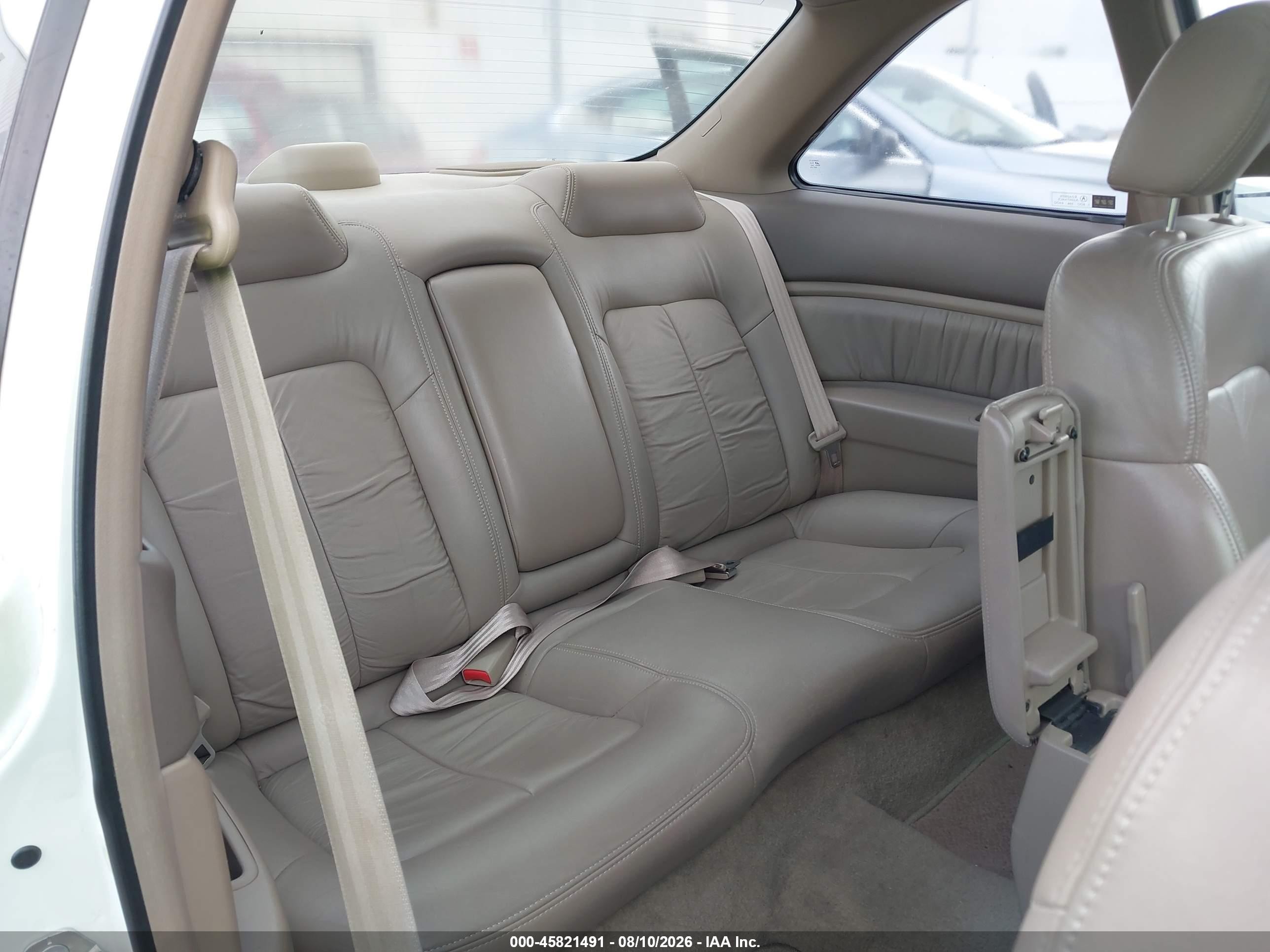 1999 Acura Cl 2.3 White vin: 19UYA325XXL007672