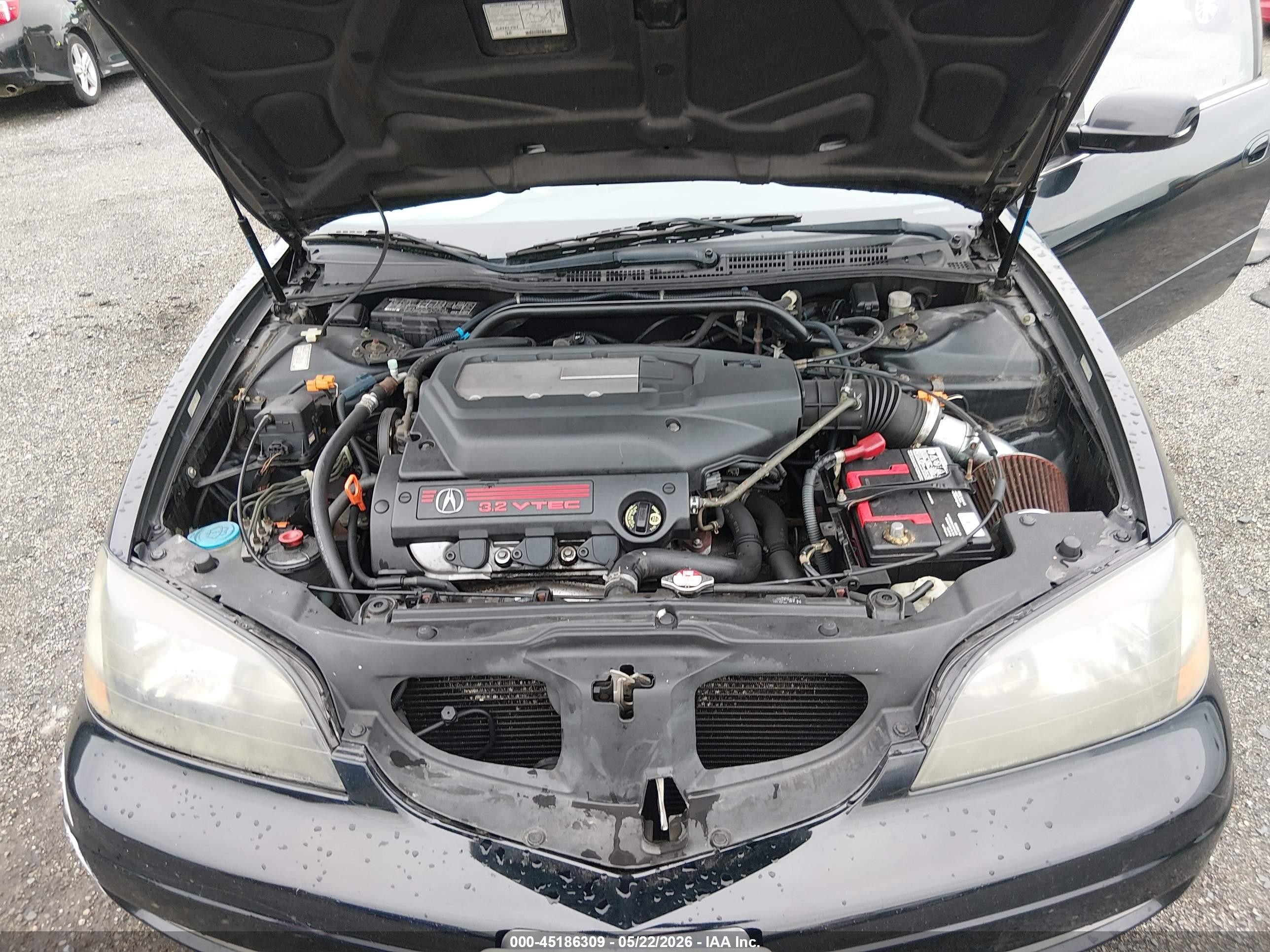 2003 Acura Cl 3.2 Type S Black vin: 19UYA41743A011277