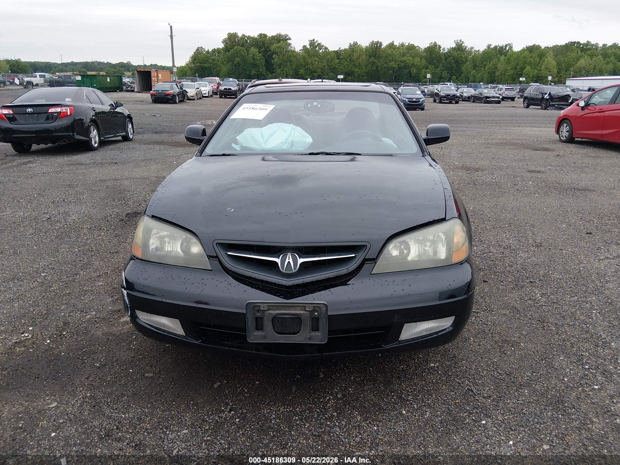 2003 Acura Cl 3.2 Type S Black vin: 19UYA41743A011277