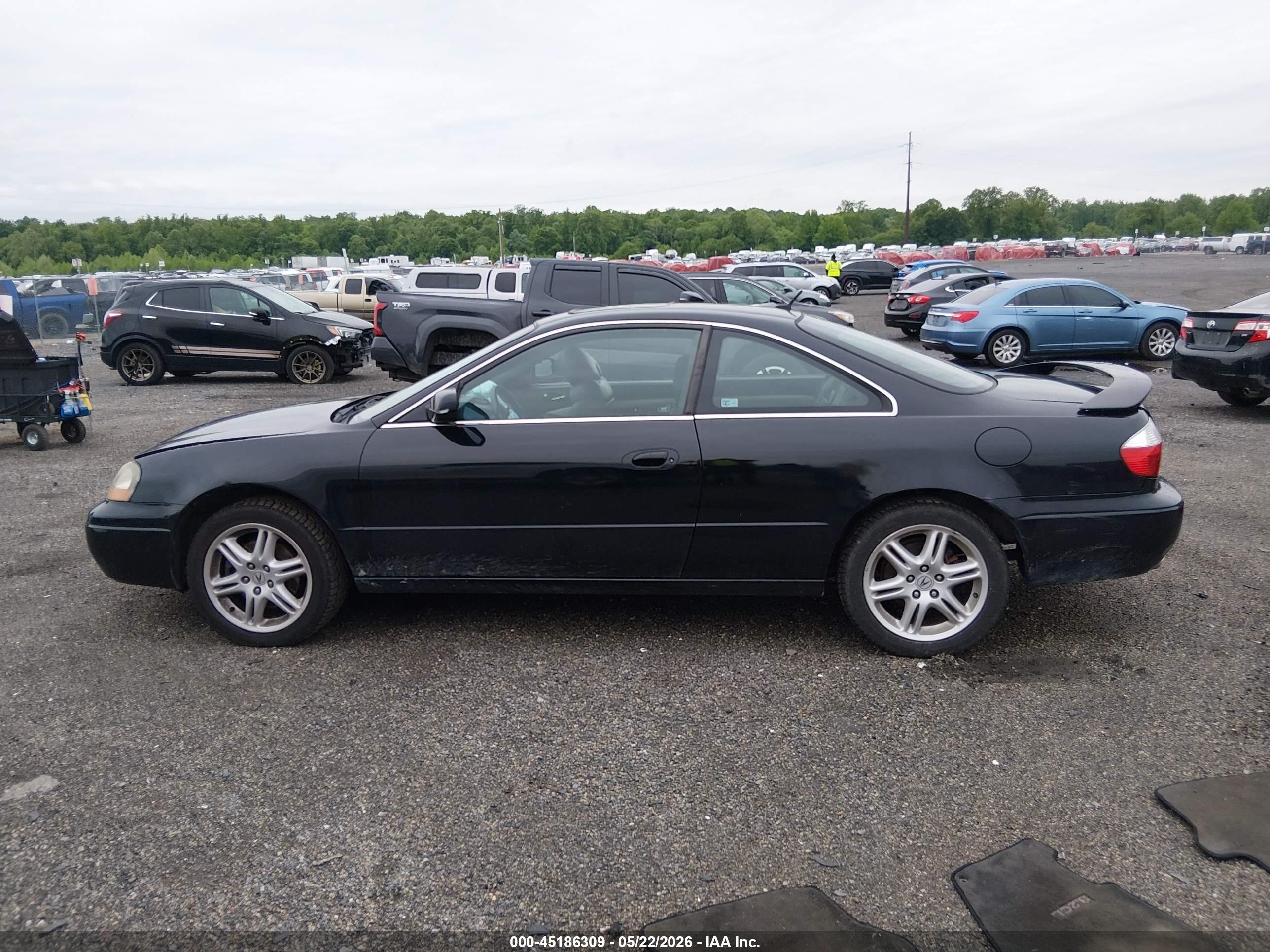 2003 Acura Cl 3.2 Type S Black vin: 19UYA41743A011277