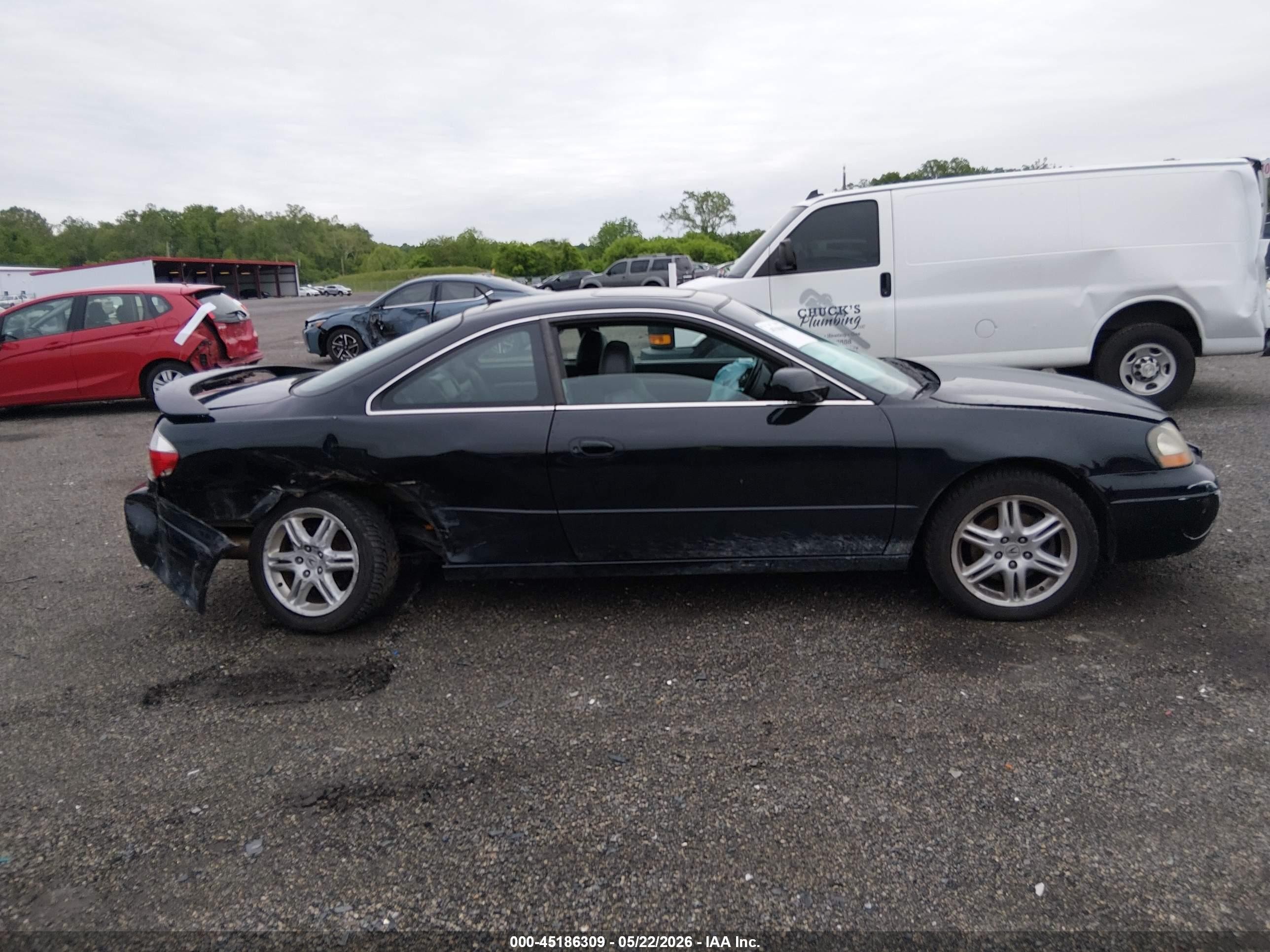 2003 Acura Cl 3.2 Type S Black vin: 19UYA41743A011277