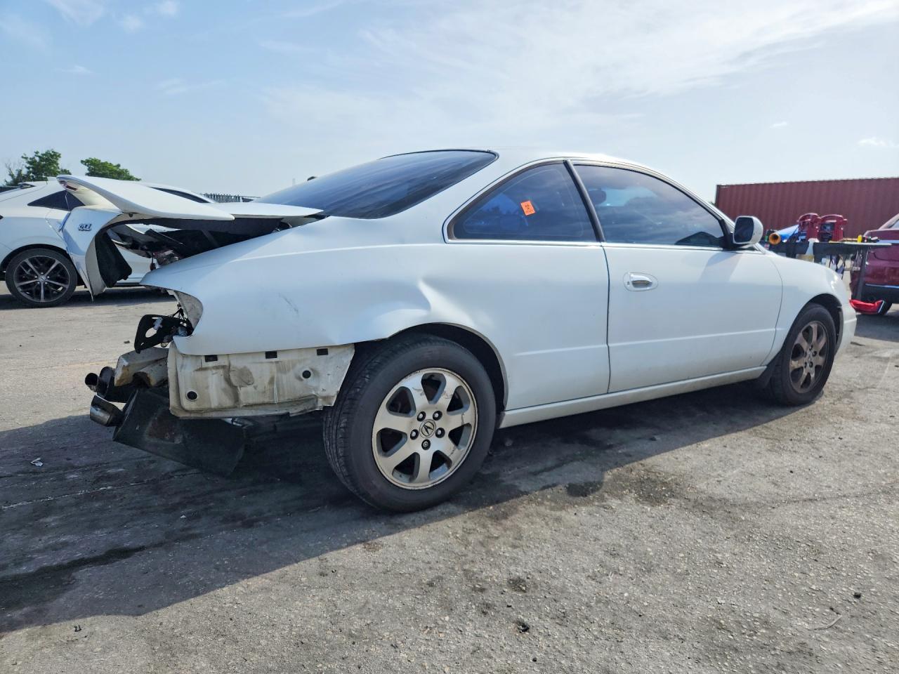 2001 Acura 3.2cl White vin: 19UYA42431A019792