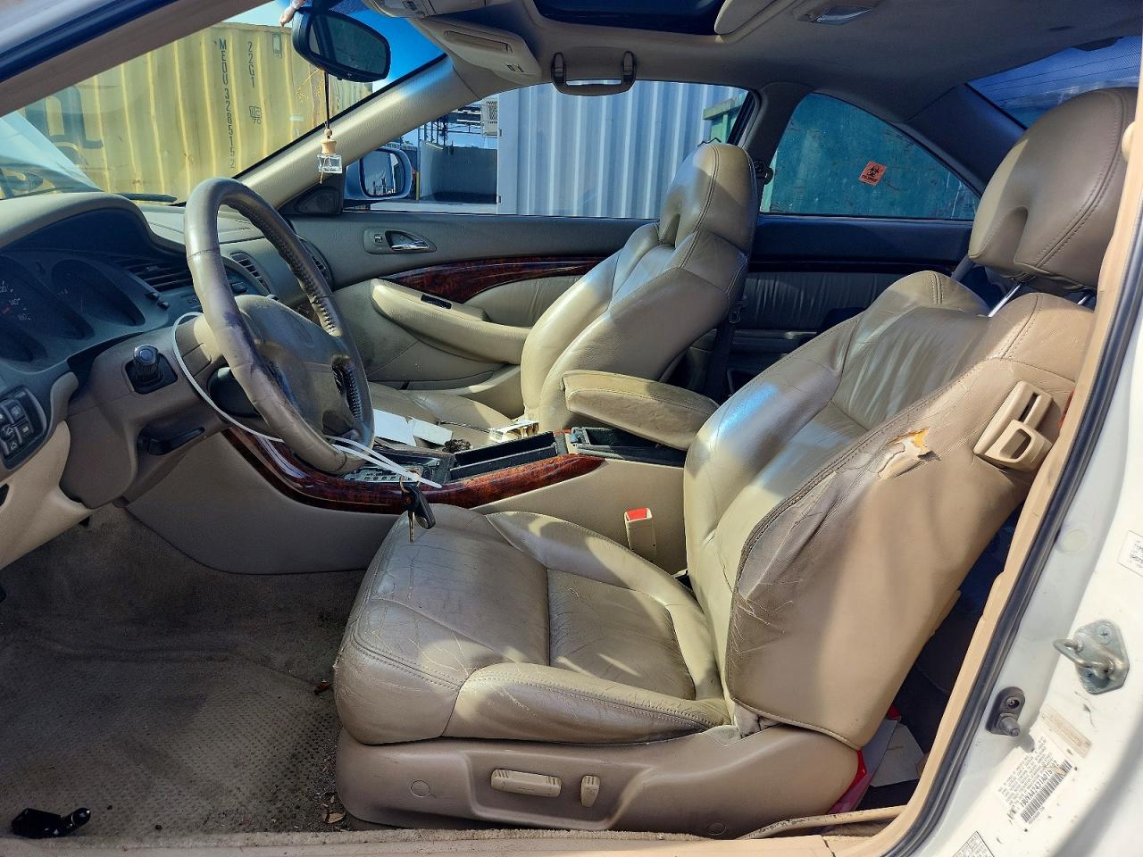 2001 Acura 3.2cl White vin: 19UYA42431A019792