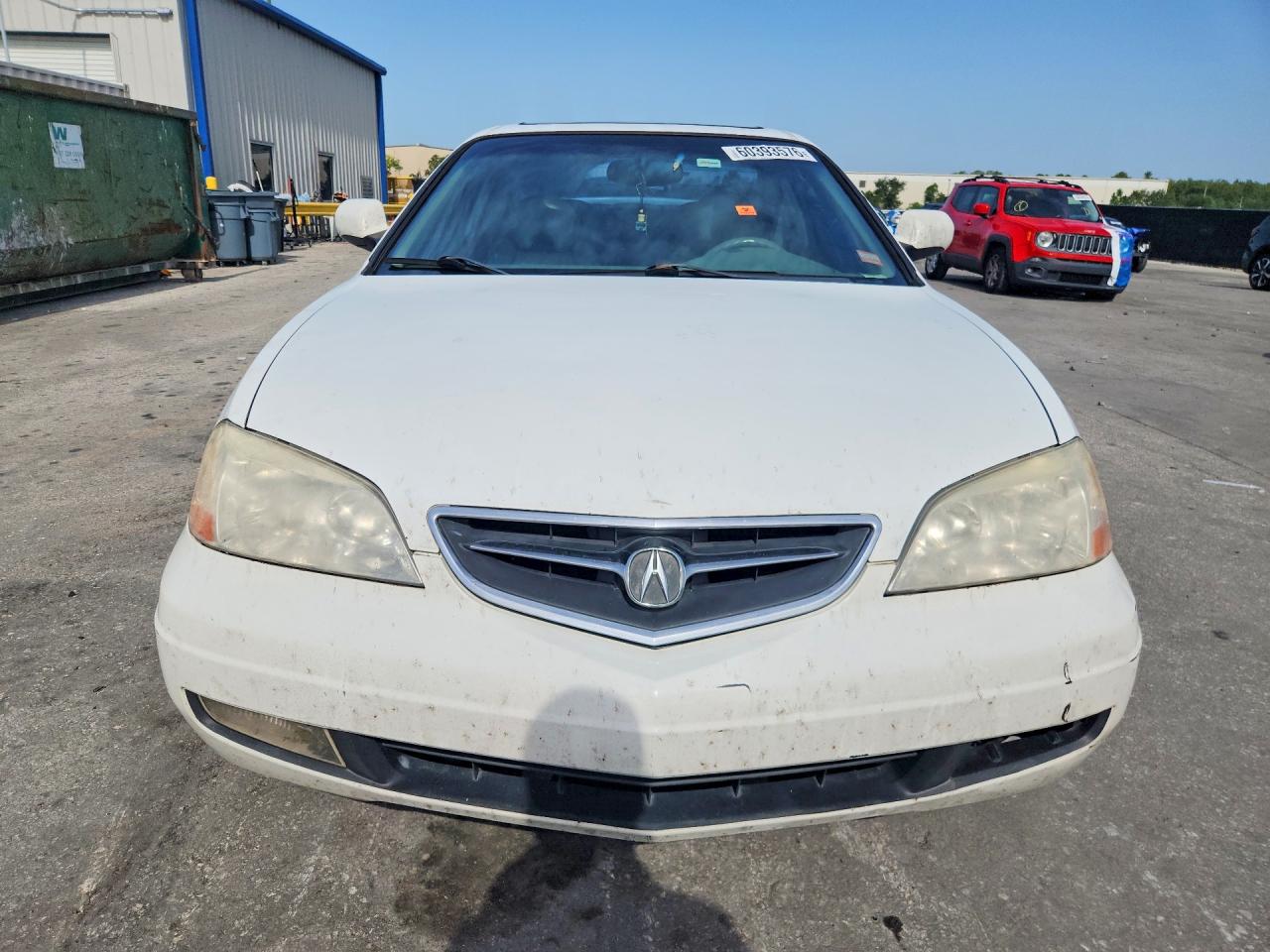 2001 Acura 3.2cl White vin: 19UYA42431A019792
